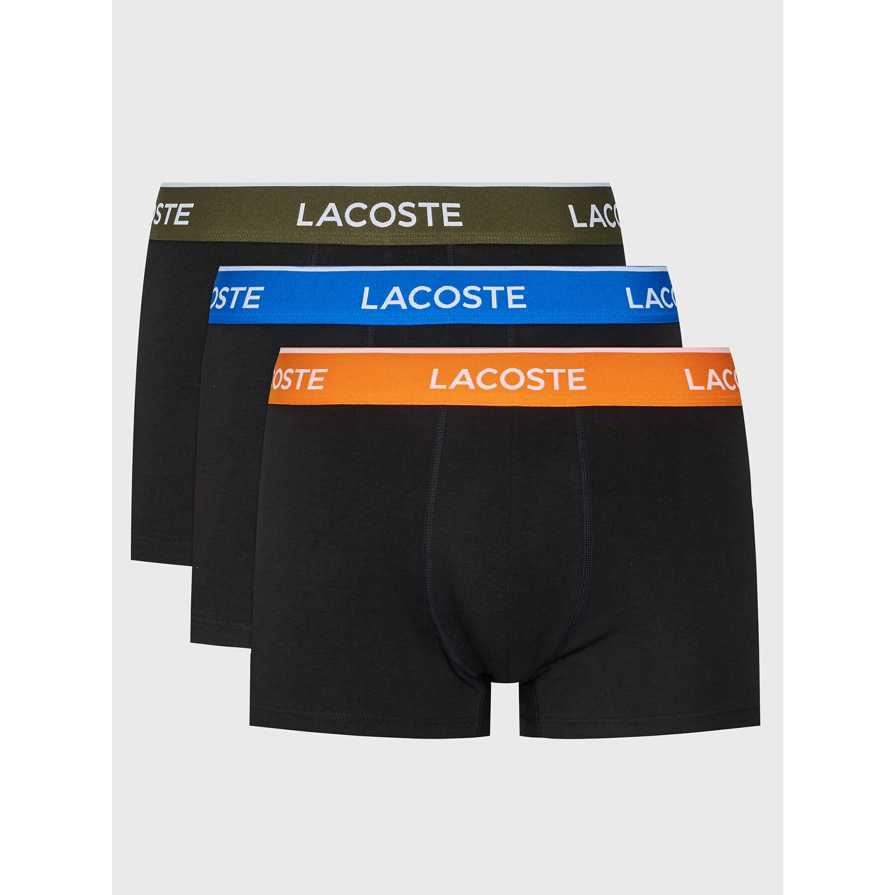 Lacoste 3 darab boxer 5H3401 Fekete - Pepit.hu