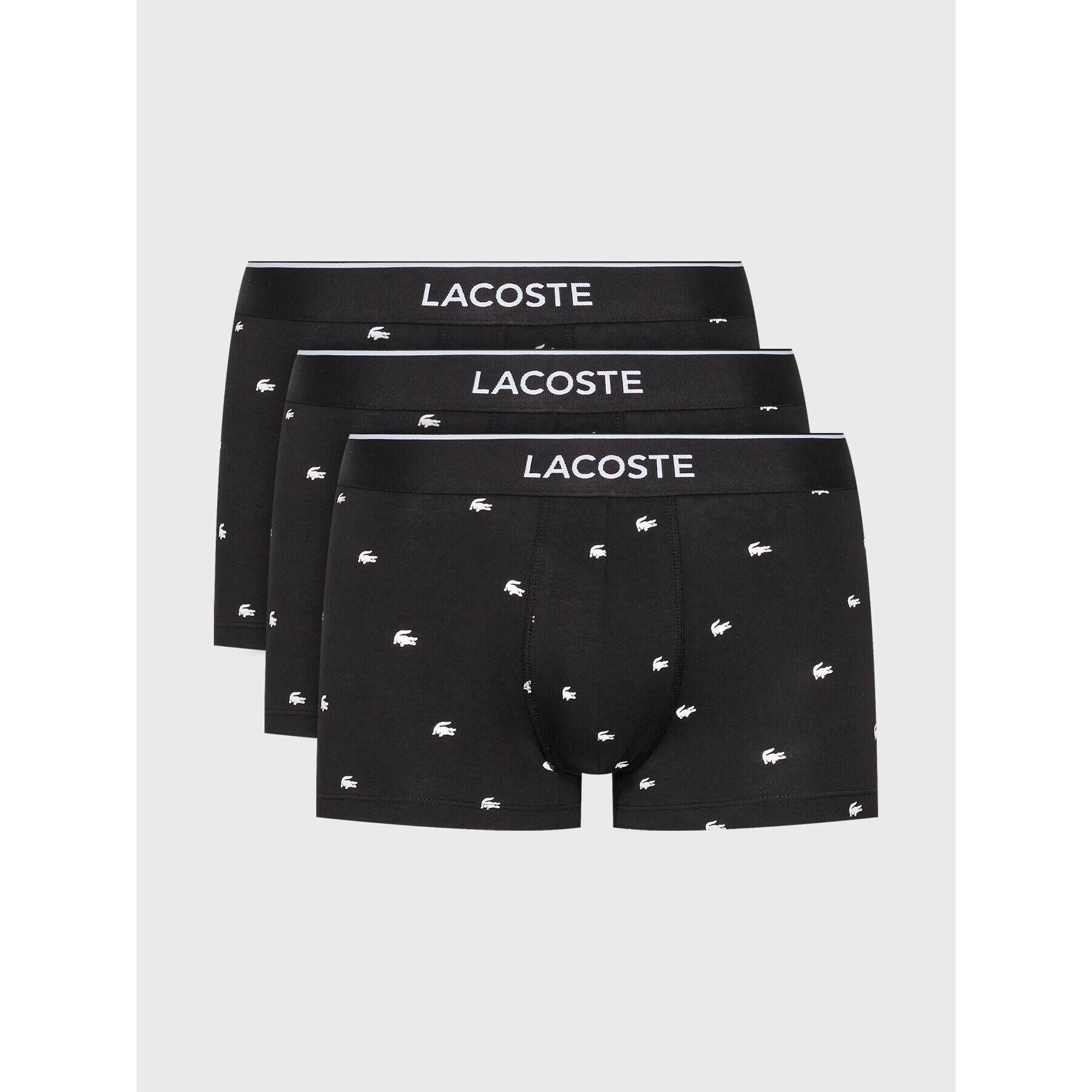 Lacoste 3 darab boxer 5H3411 Fekete - Pepit.hu