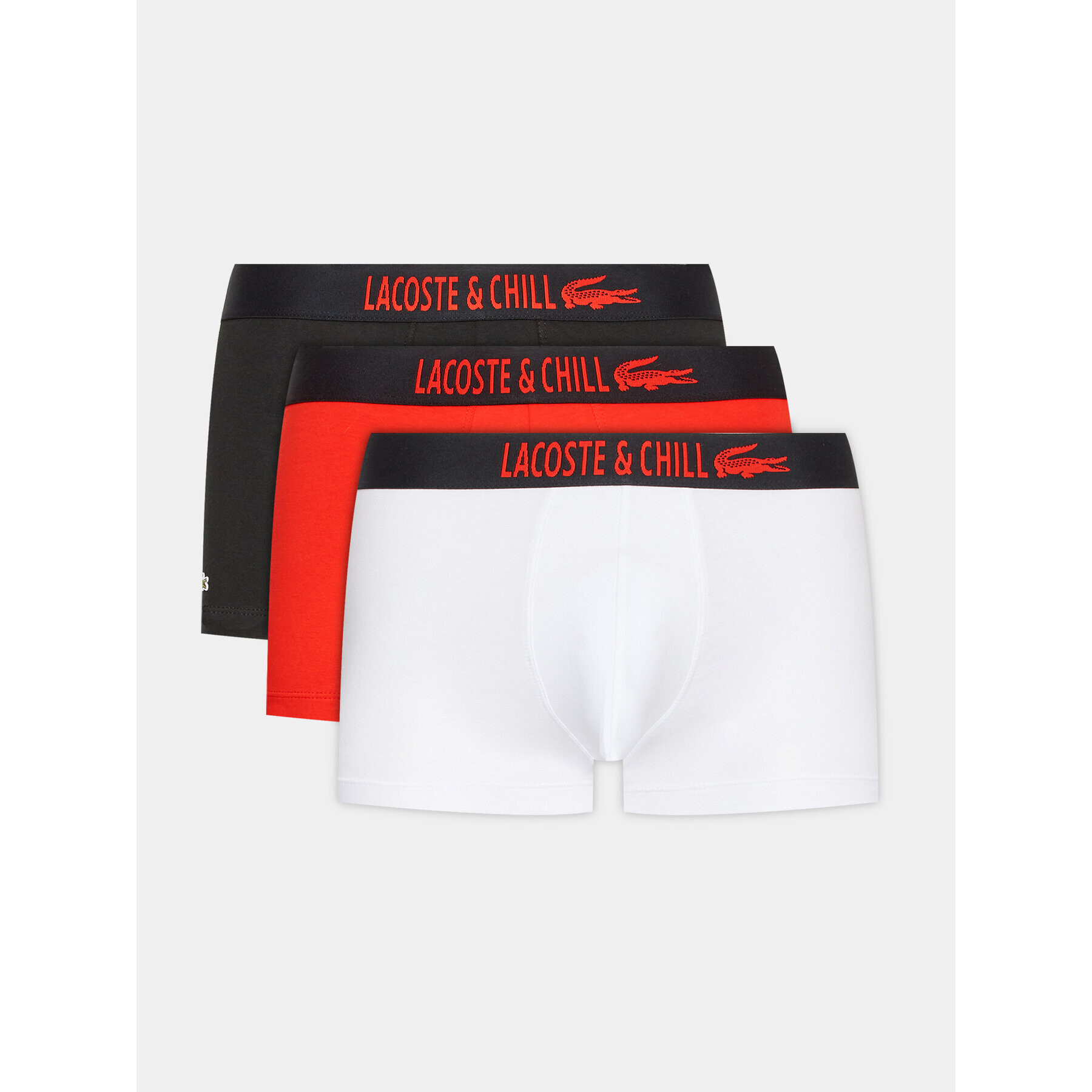 Lacoste 3 darab boxer 5H6421 Fekete - Pepit.hu