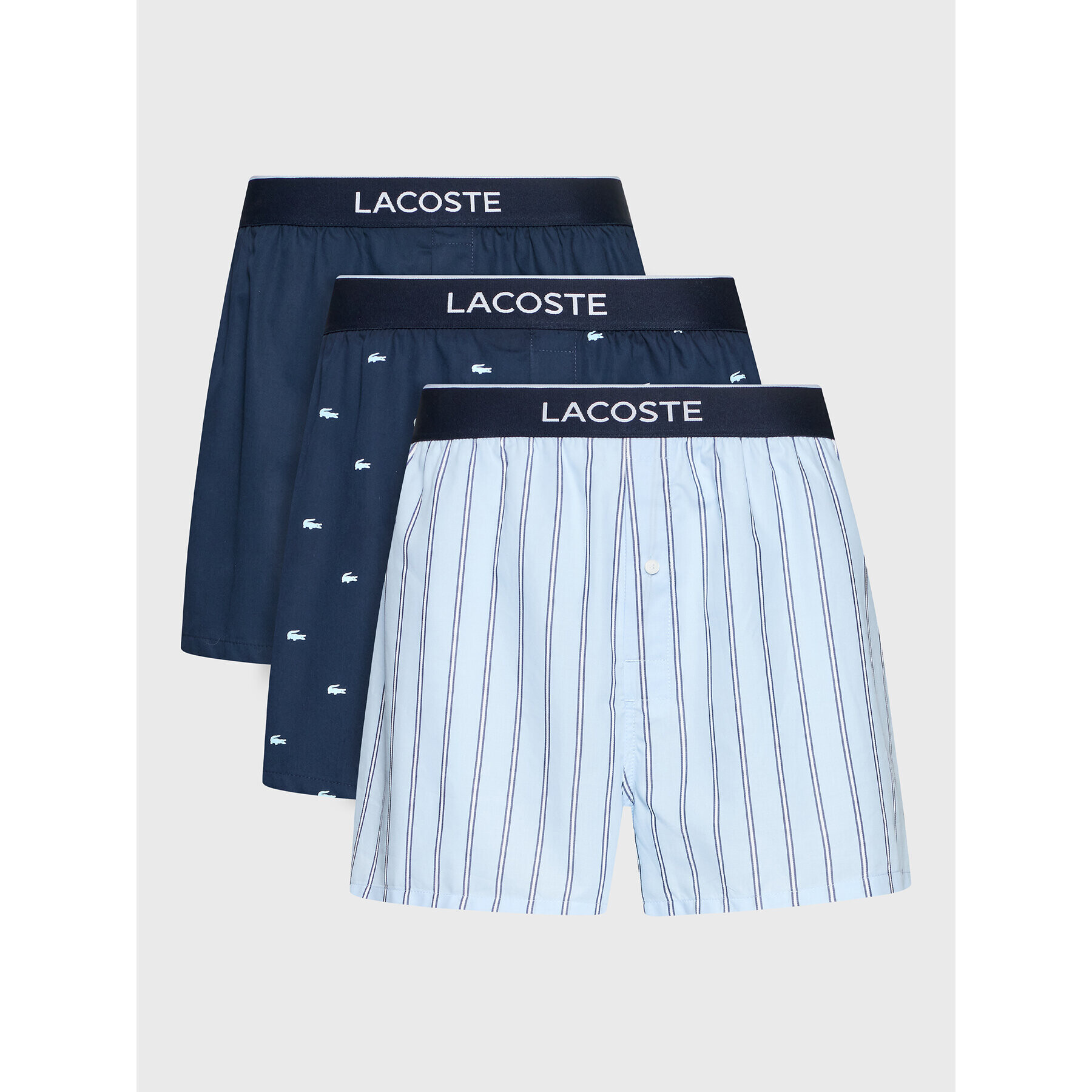 Lacoste 3 darab boxer 7H3406 Színes - Pepit.hu