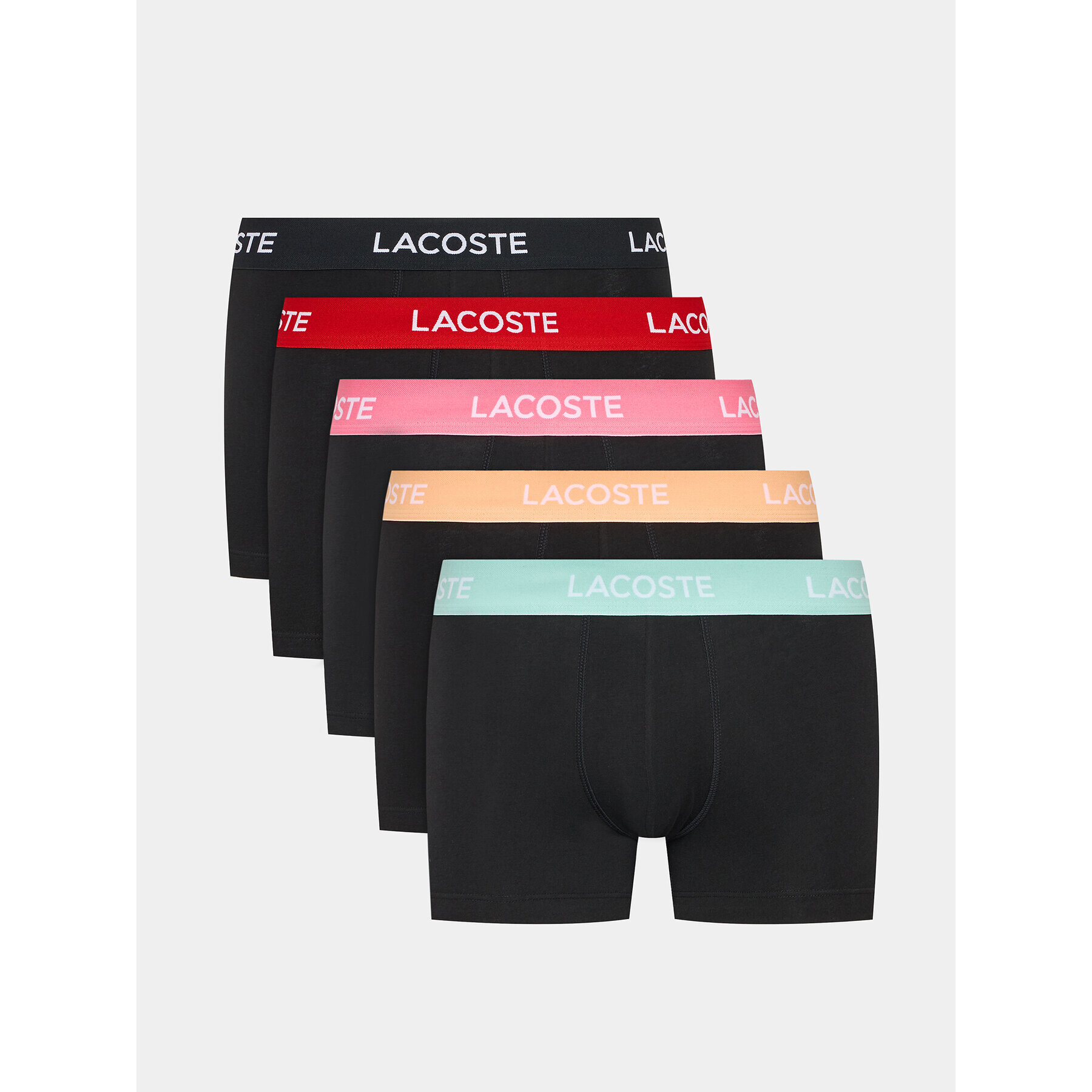 Lacoste 5 darab boxer 5H5203 Fekete - Pepit.hu