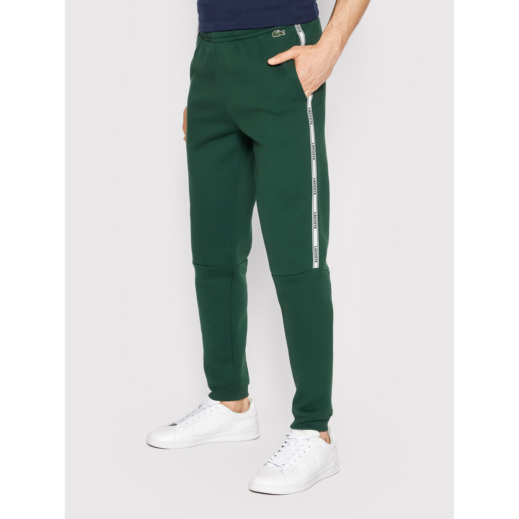 Lacoste Melegítő alsó XH1208 Zöld Slim Fit - Pepit.hu