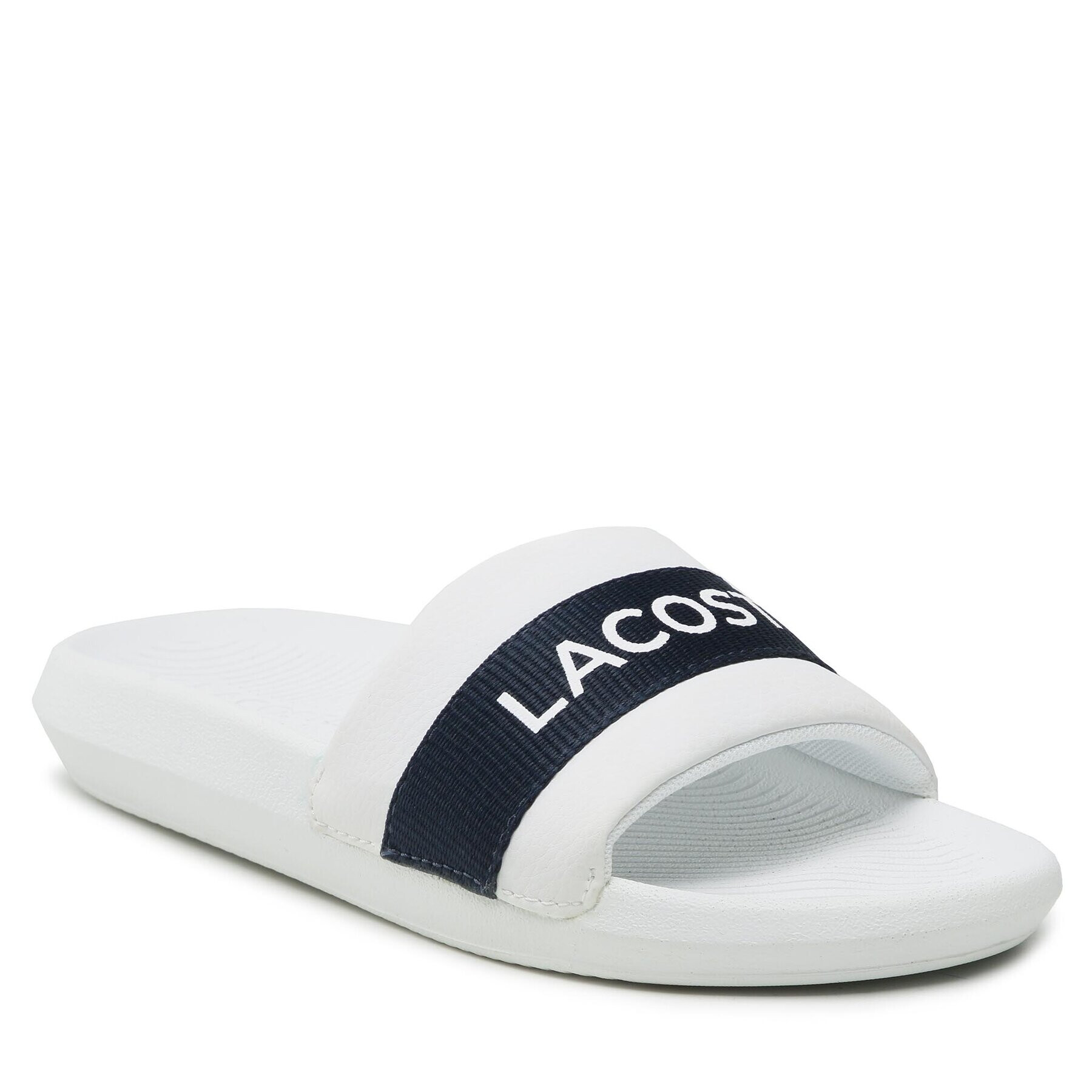 Lacoste Papucs Croco Slide 0721 1 Cfa 7-41CFA0011 Fehér - Pepit.hu