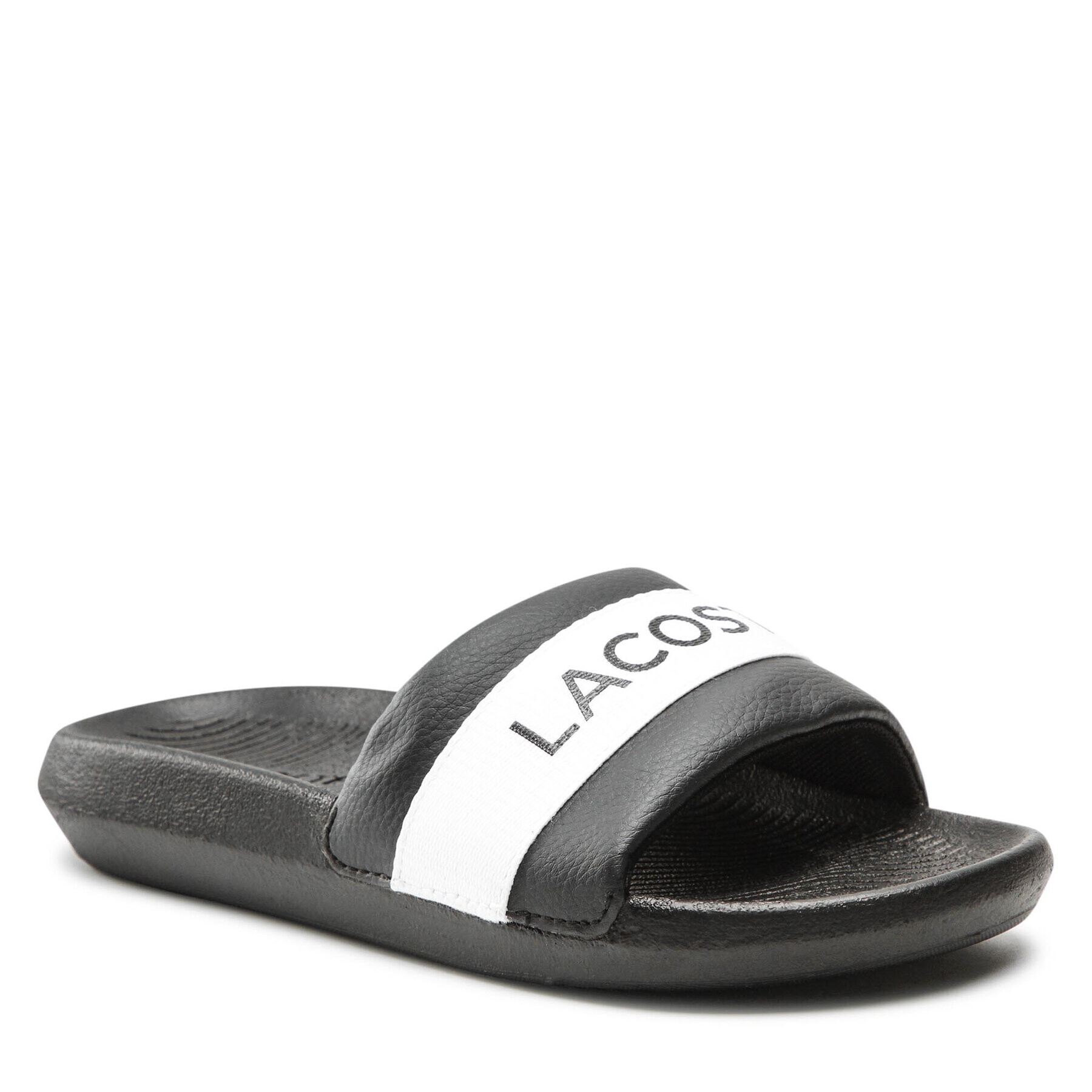 Lacoste Papucs Croco Slide 0721 1 Cfa 7-41CFA0011312 Fekete - Pepit.hu