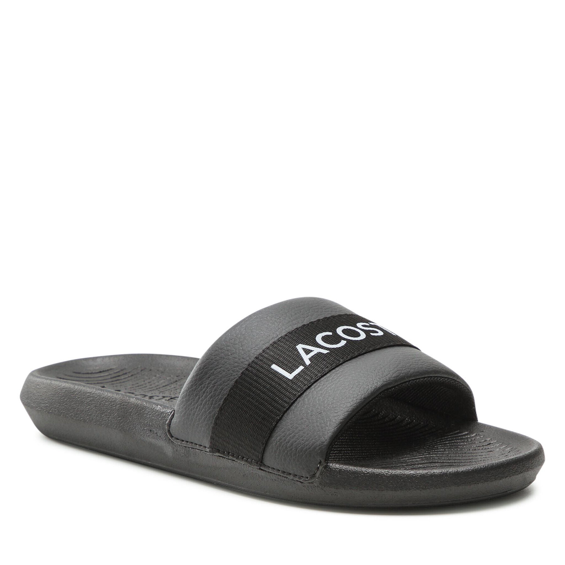 Lacoste Papucs Croco Slide 0721 1 Cma 7-41CMA000702H Fekete - Pepit.hu