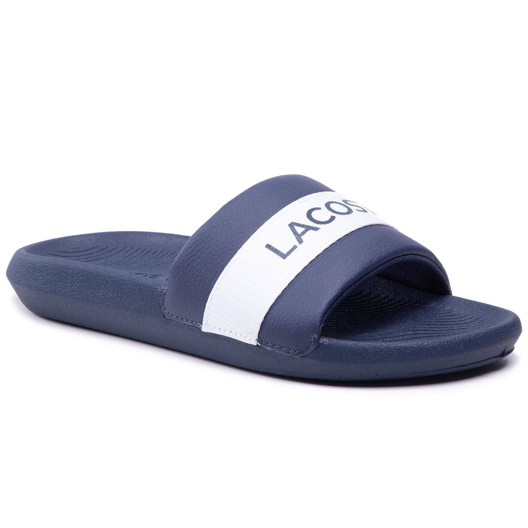 Lacoste Papucs Croco Slide 0721 1 Cma 7-41CMS0007092 Sötétkék - Pepit.hu