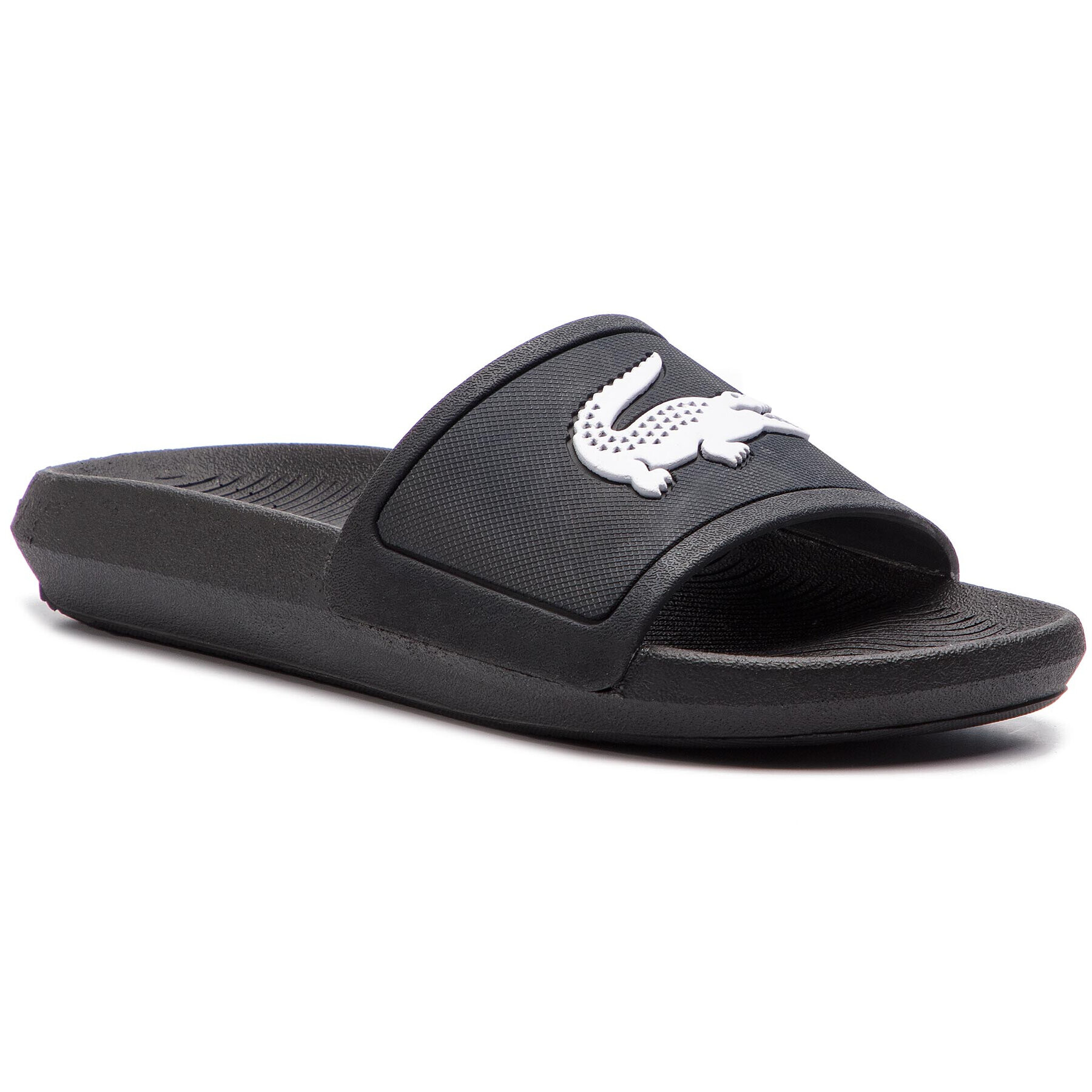 Lacoste Papucs Croco Slide 119 3 Cfa 7-37CFA0005312 Fekete - Pepit.hu