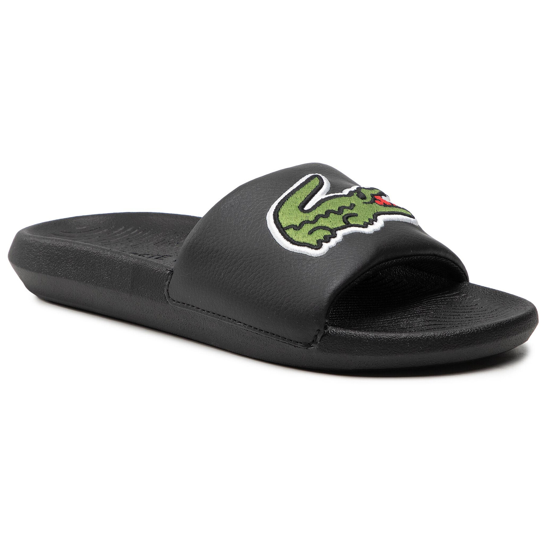 Lacoste Papucs Croco Slide 319 4 7-38CMA00731B4 Fekete - Pepit.hu