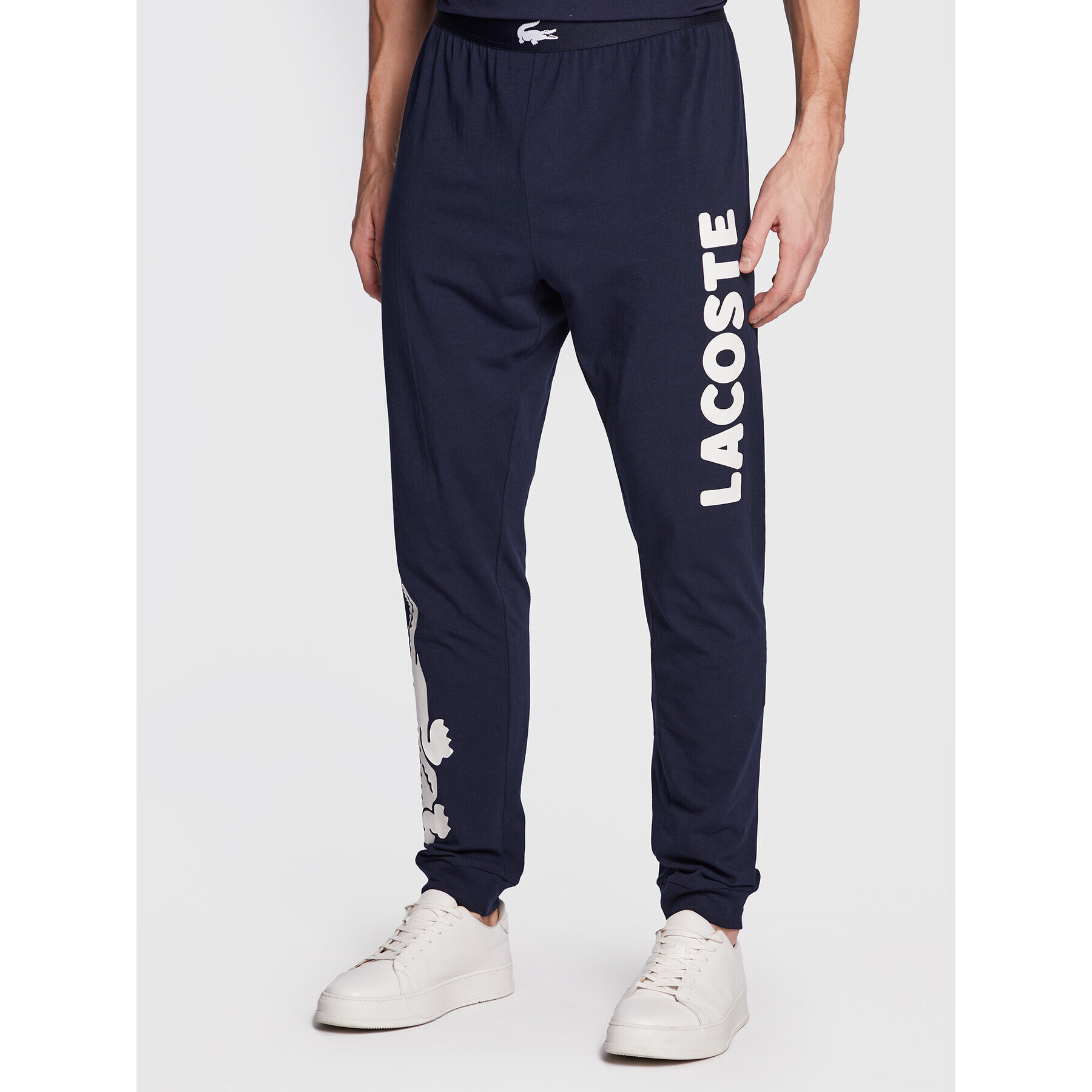 Lacoste Pizsama nadrág 3H5462 Sötétkék Regular Fit - Pepit.hu