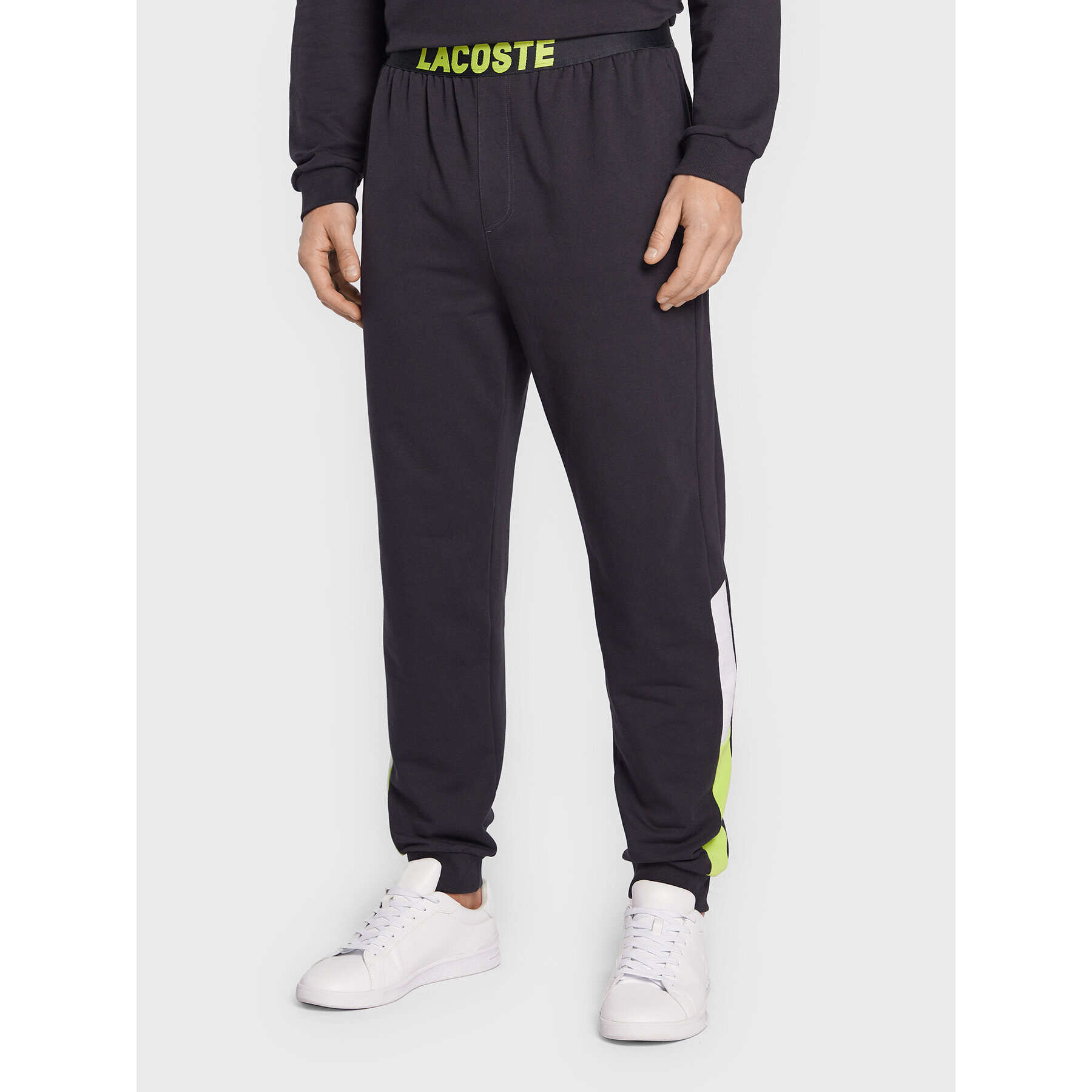 Lacoste Pizsama nadrág 3H9918 Fekete Regular Fit - Pepit.hu