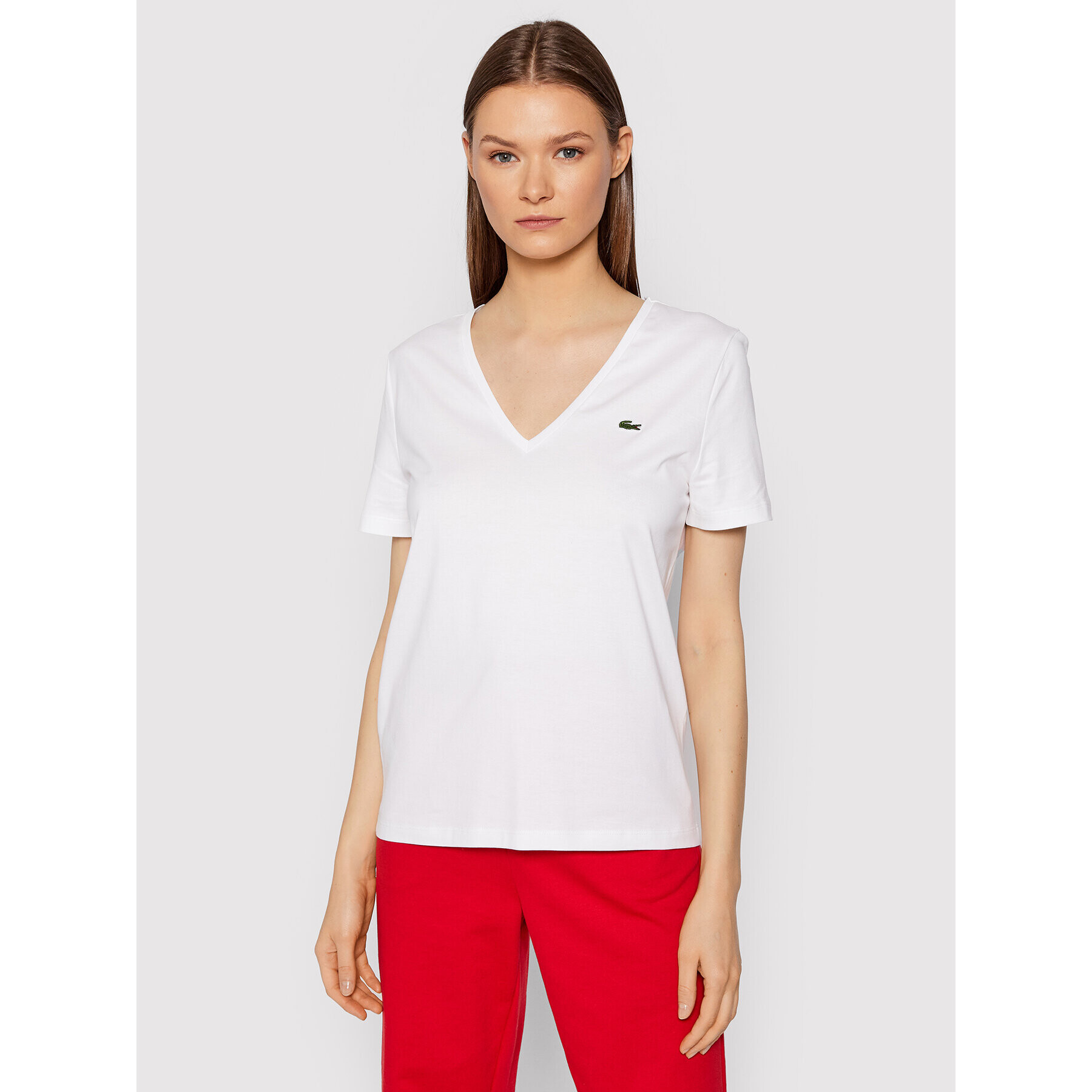 Lacoste Póló TF8392 Fehér Relaxed Fit - Pepit.hu