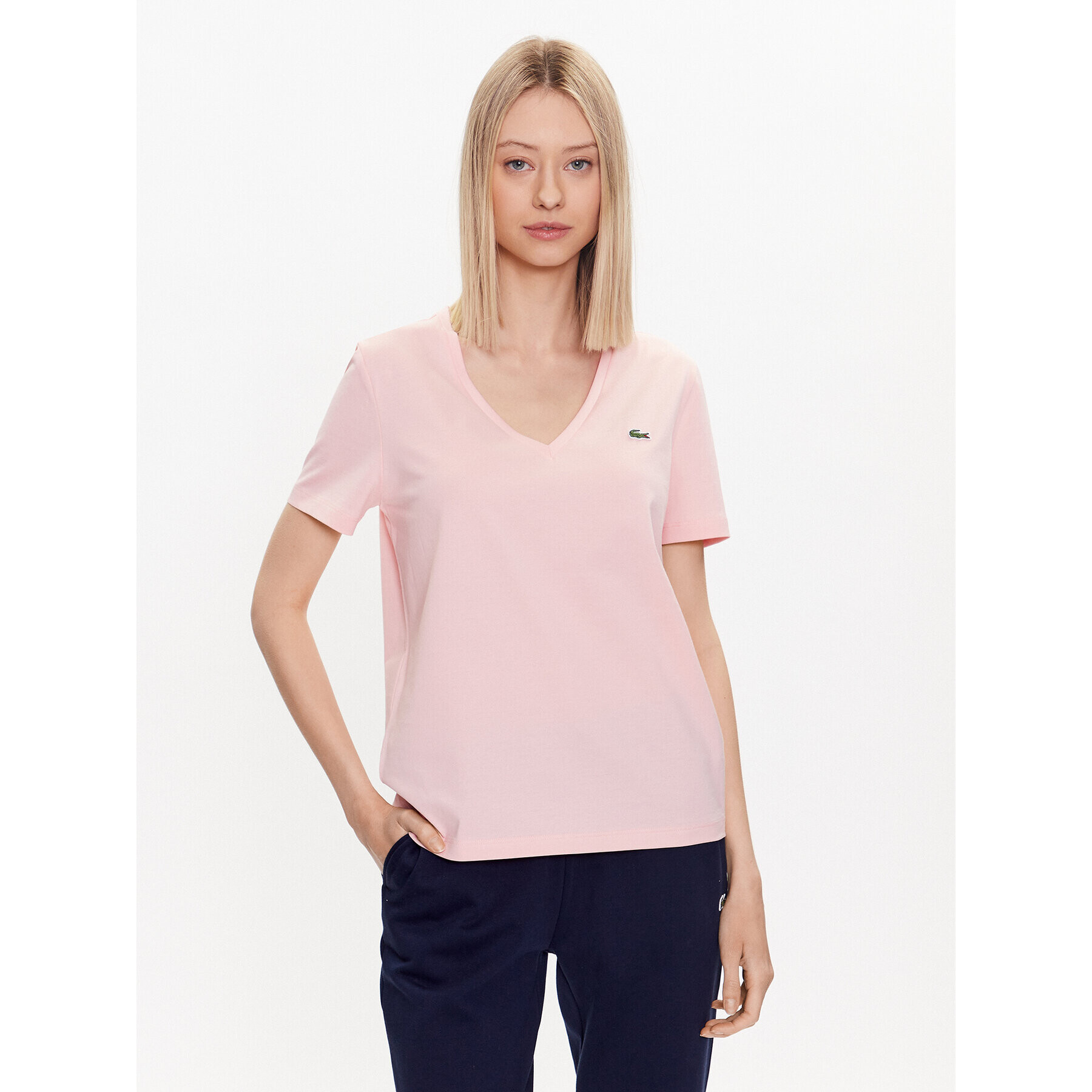 Lacoste Póló TF8392 Rózsaszín Regular Fit - Pepit.hu