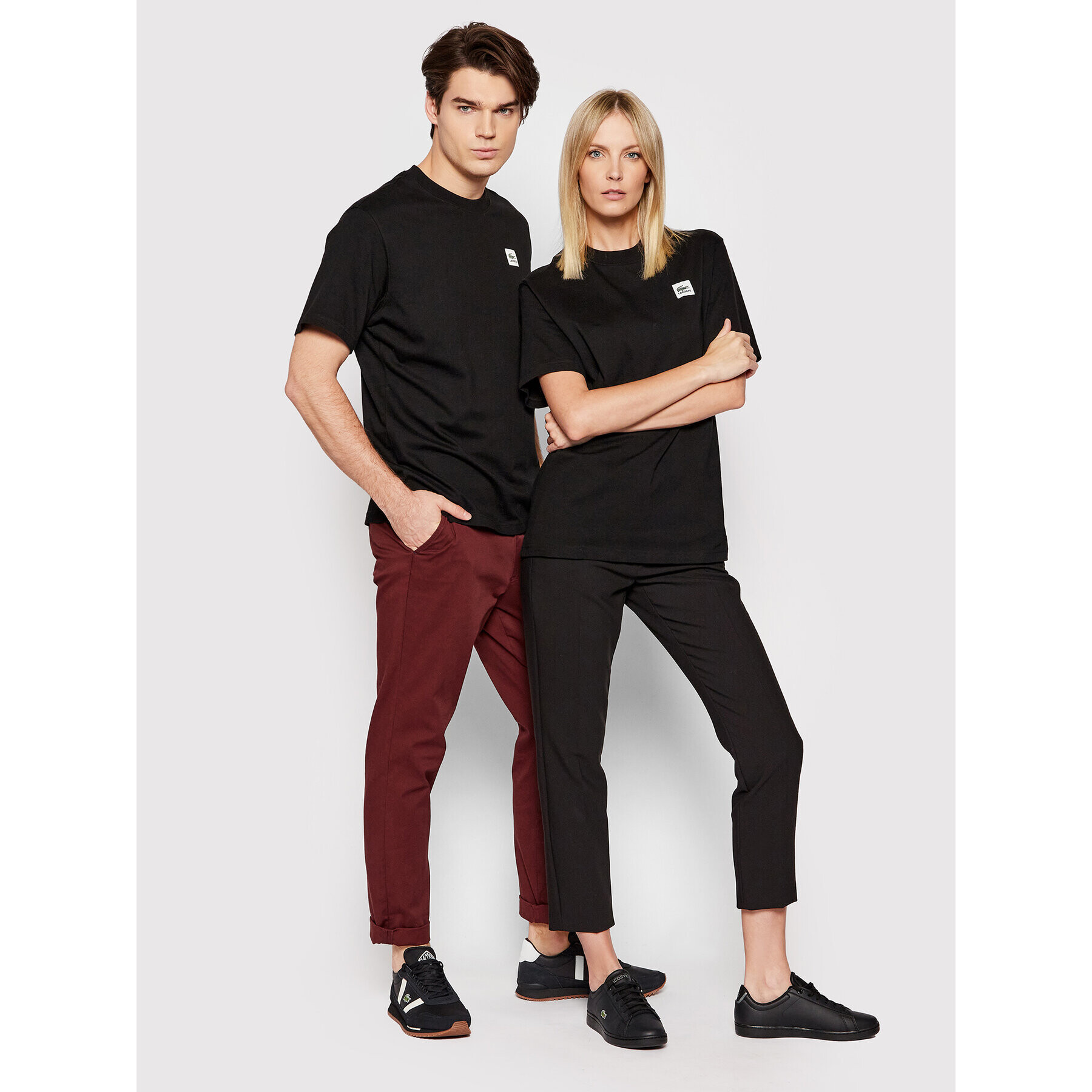 Lacoste Póló Unisex TH9163 Fekete Regular Fit - Pepit.hu