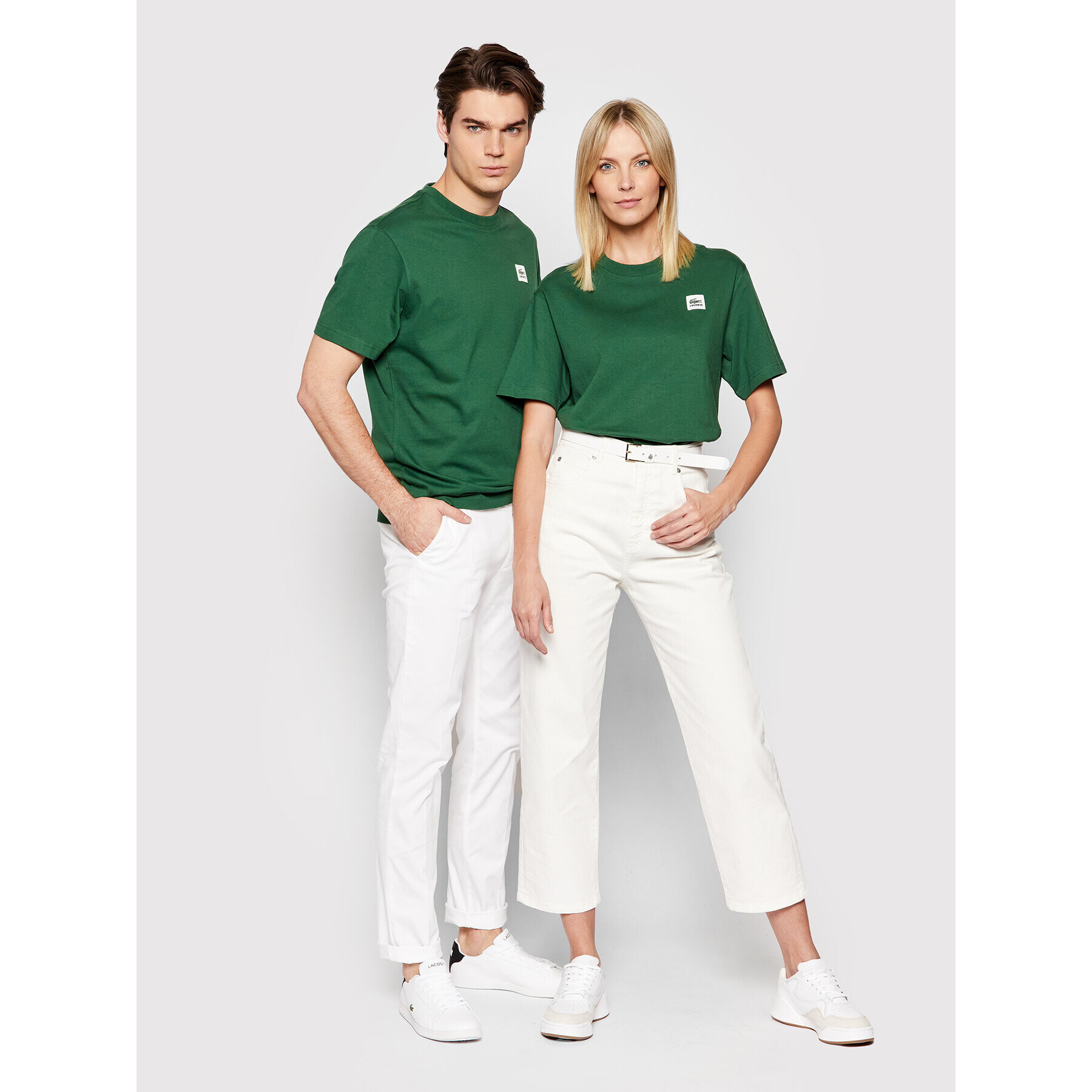 Lacoste Póló Unisex TH9163 Zöld Regular Fit - Pepit.hu