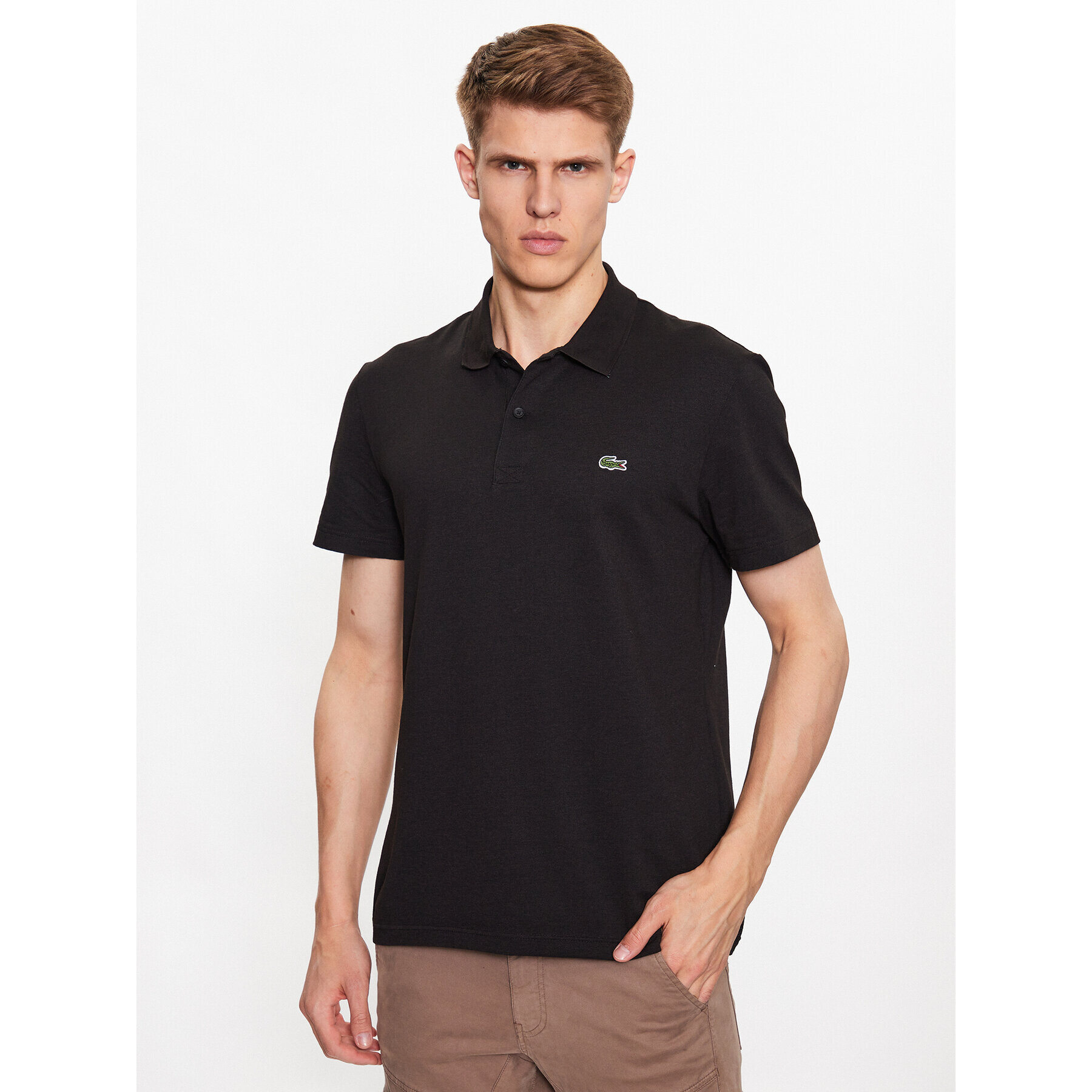 Lacoste Pólóing DH0783 Fekete Regular Fit - Pepit.hu