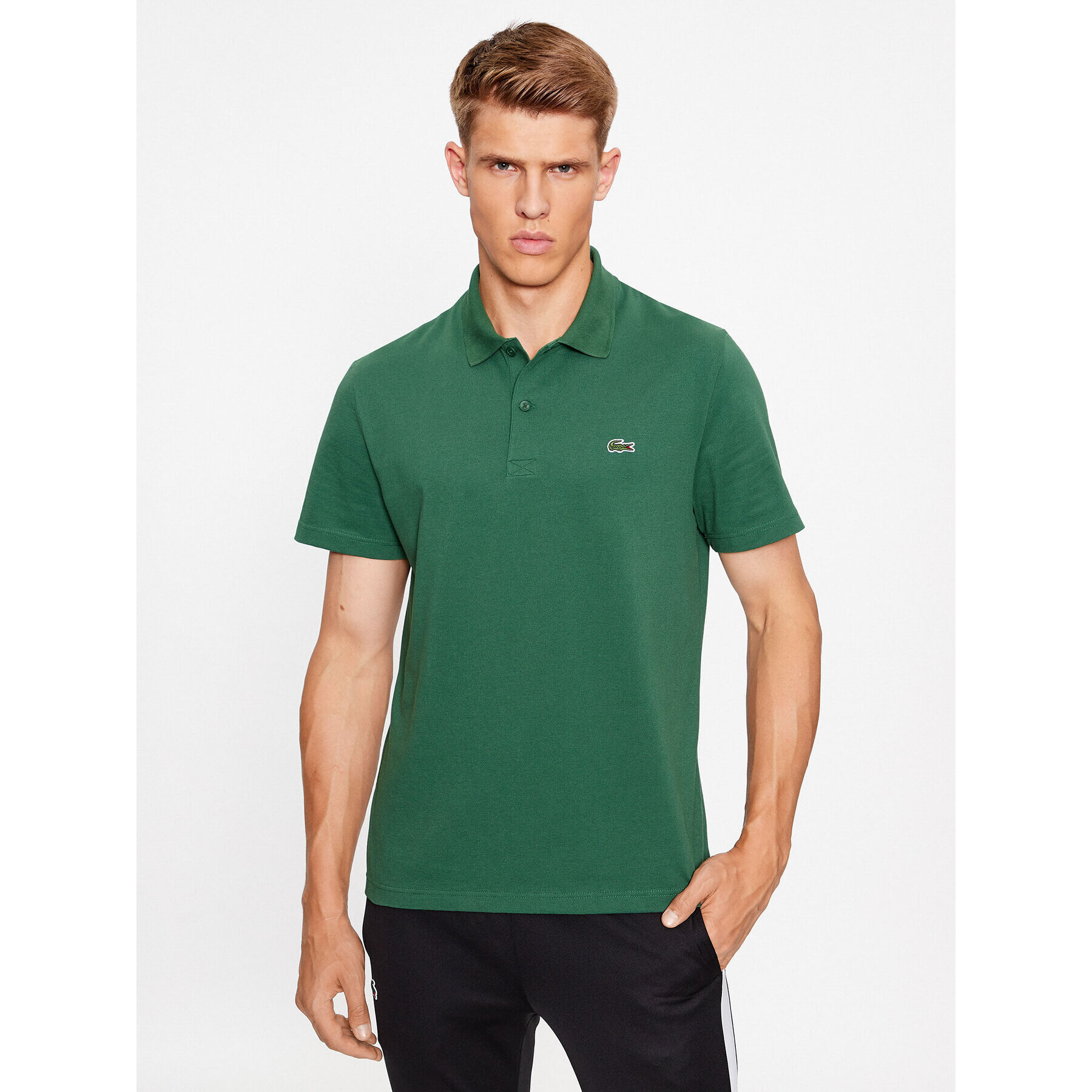 Lacoste Pólóing DH0783 Zöld Regular Fit - Pepit.hu