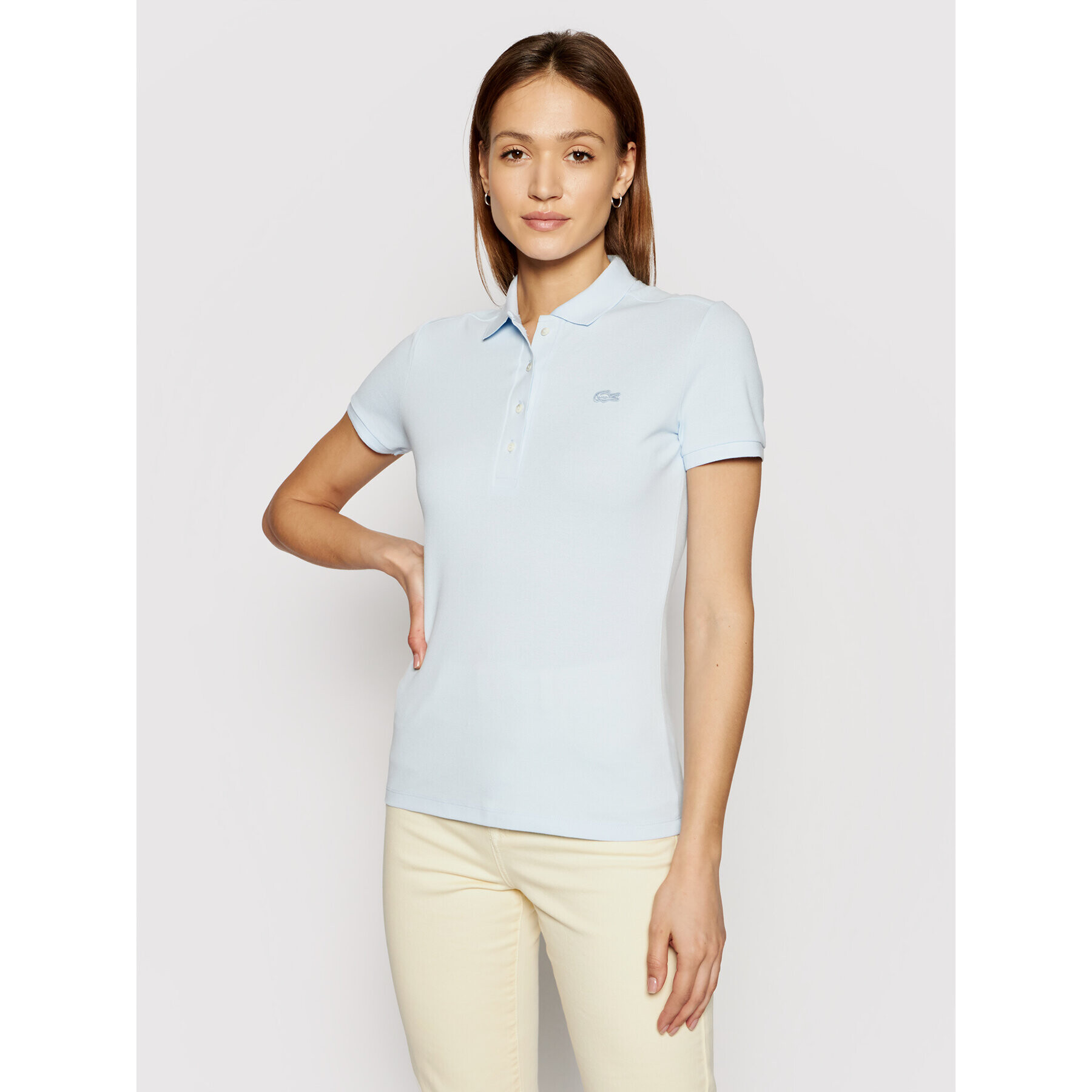 Lacoste Pólóing PF5462 Kék Slim Fit - Pepit.hu