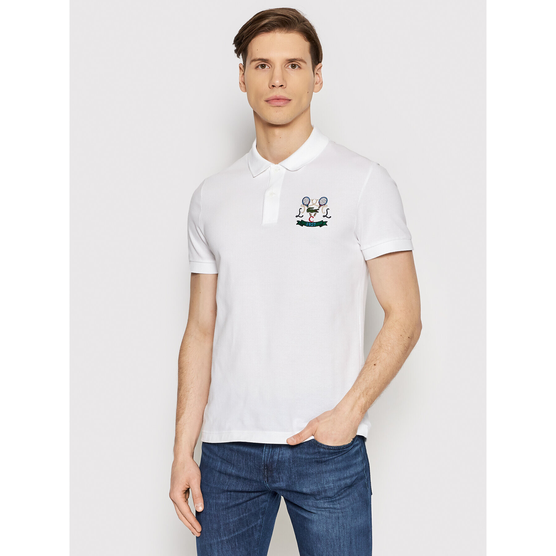 Lacoste Pólóing PH2097 Fehér Regular Fit - Pepit.hu