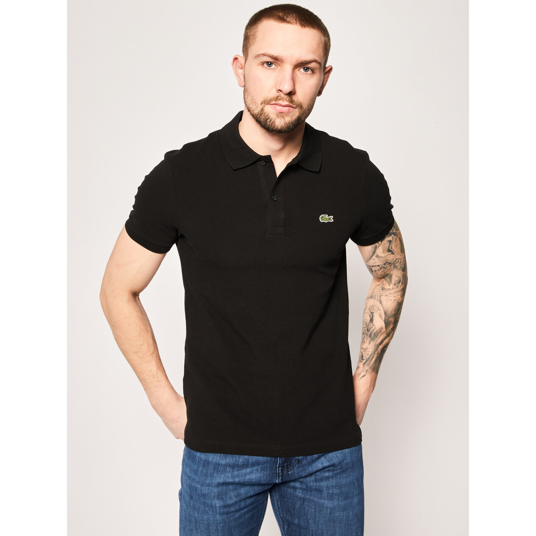 Lacoste Pólóing PH4012 Fekete Slim Fit - Pepit.hu