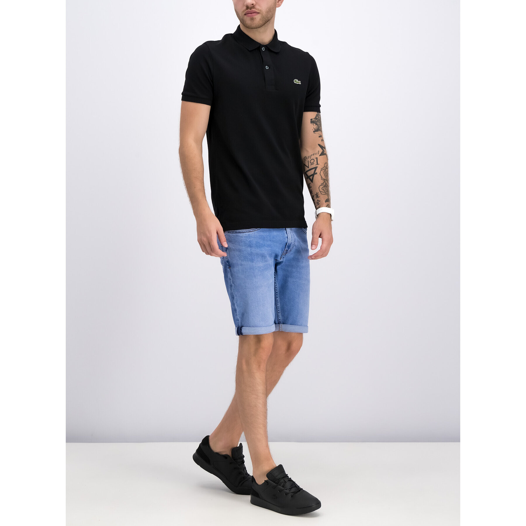 Lacoste Pólóing PH4012 Fekete Slim Fit - Pepit.hu