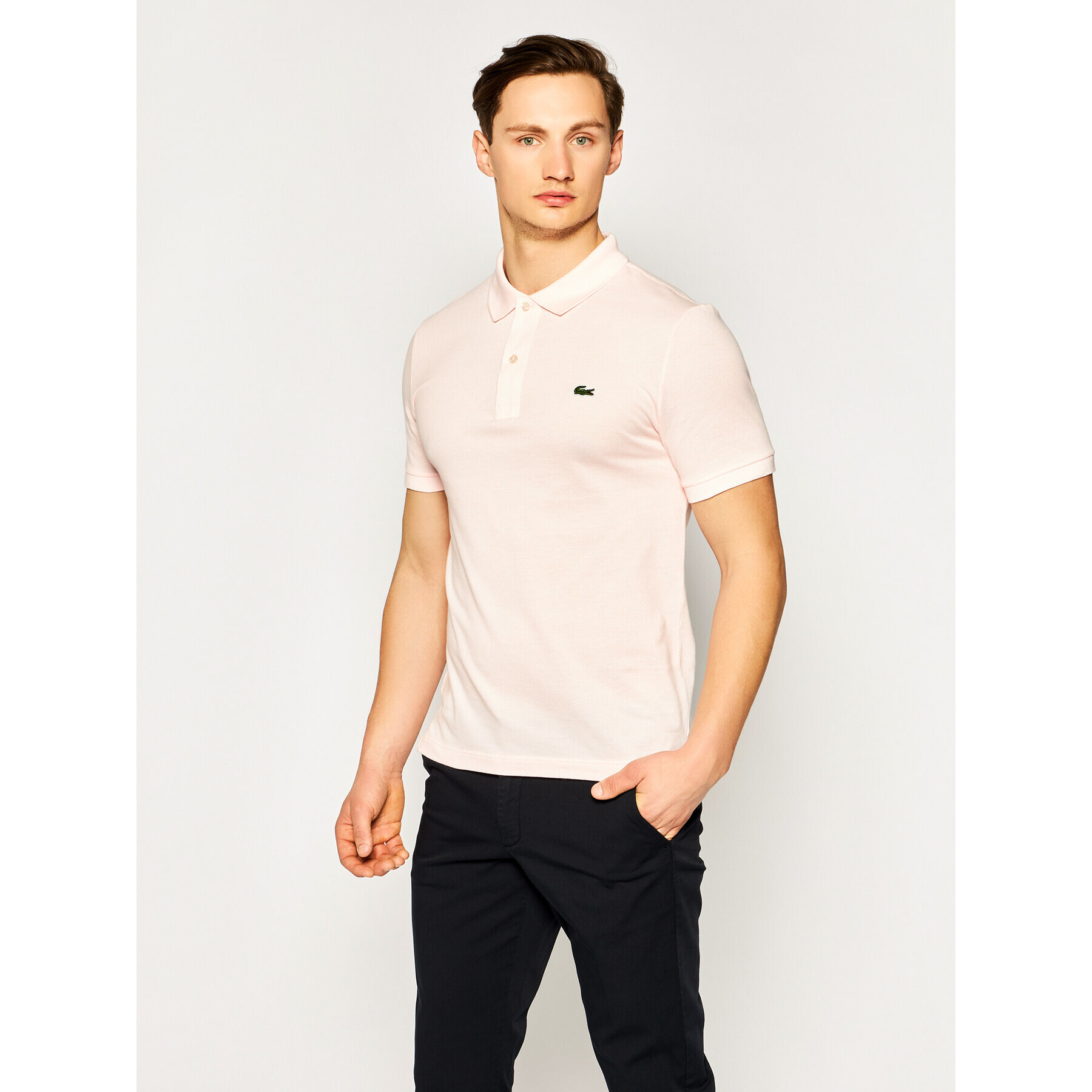 Lacoste Pólóing PH4012 Rózsaszín Slim Fit - Pepit.hu