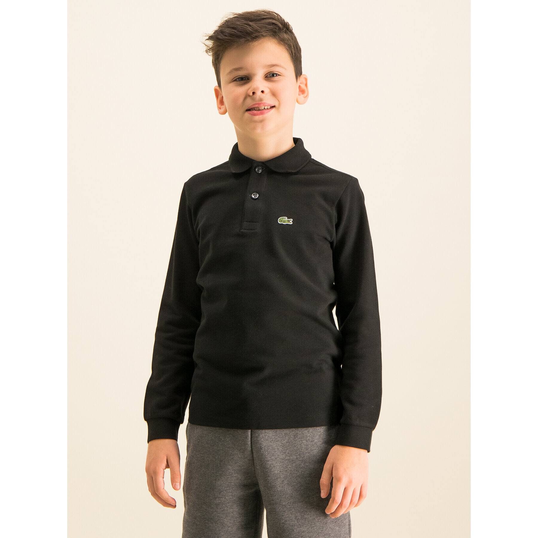 Lacoste Pólóing PJ8915 Fekete Regular Fit - Pepit.hu