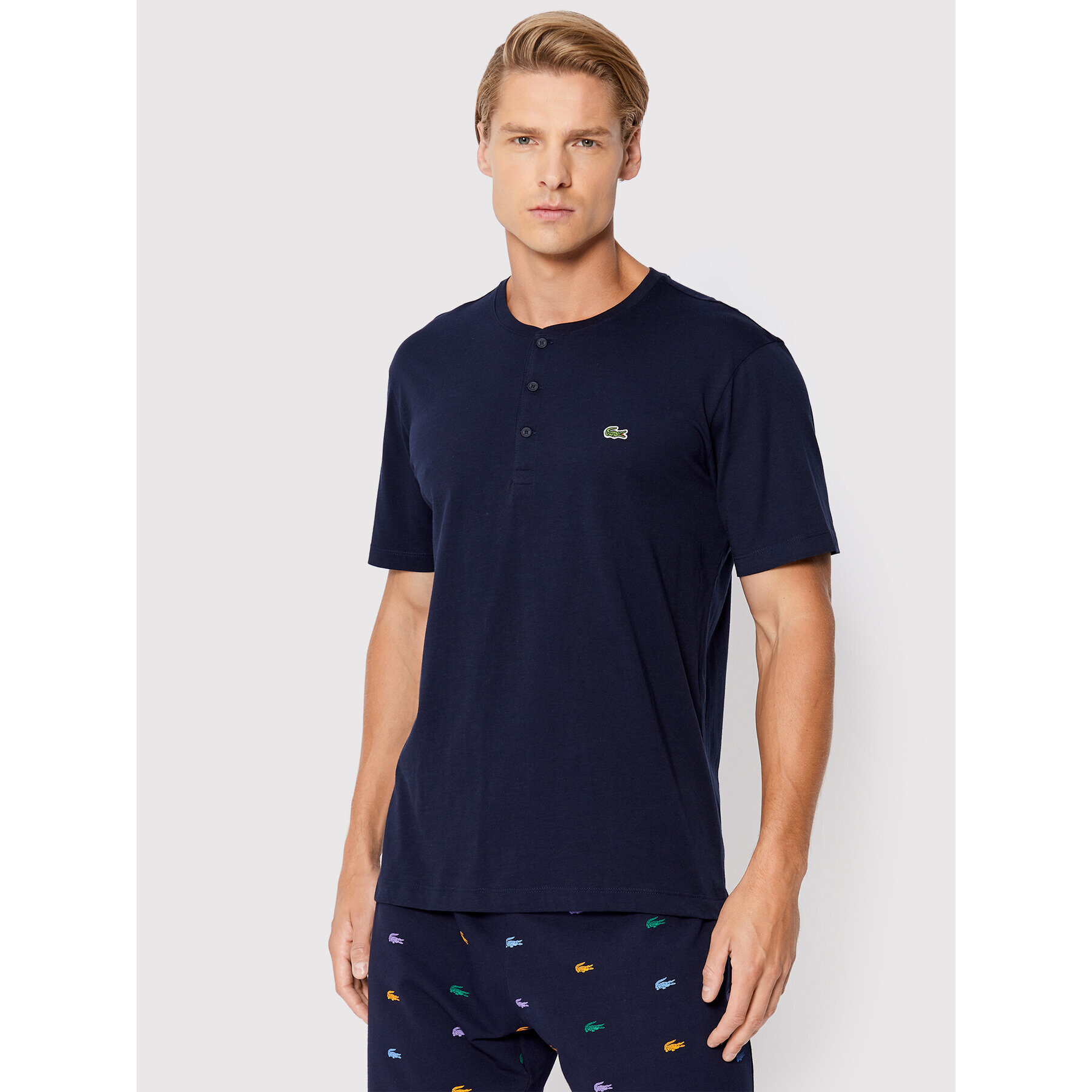 Lacoste Pólóing TH0884 Sötétkék Regular Fit - Pepit.hu