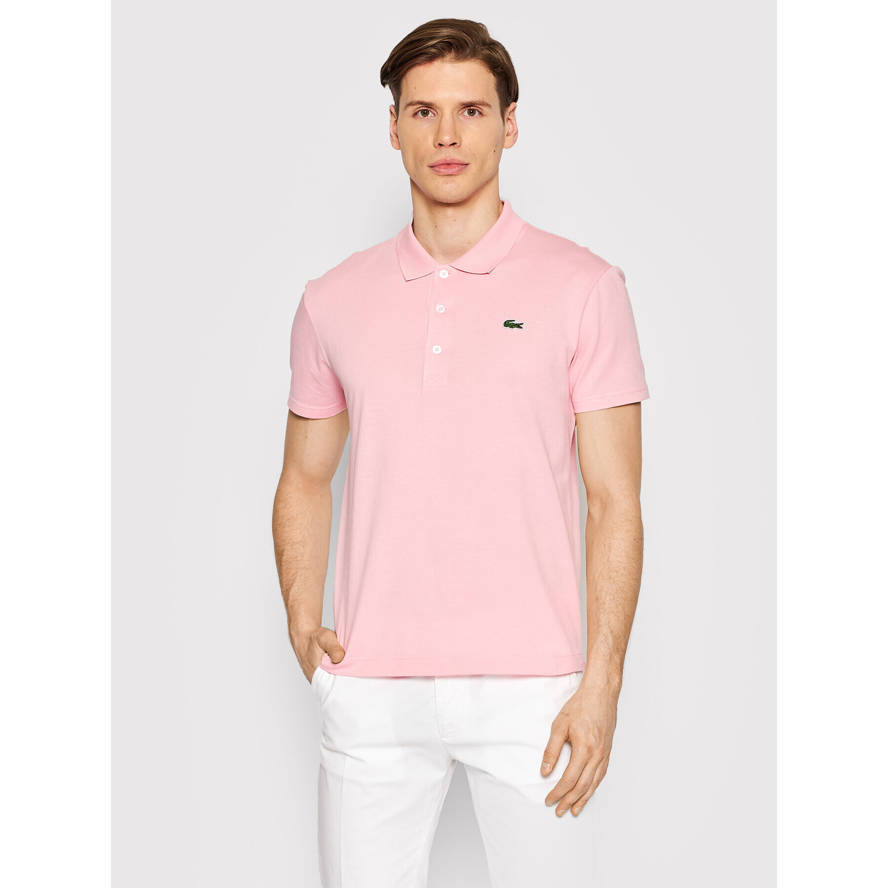 Lacoste Pólóing YH4801 Rózsaszín Slim Fit - Pepit.hu