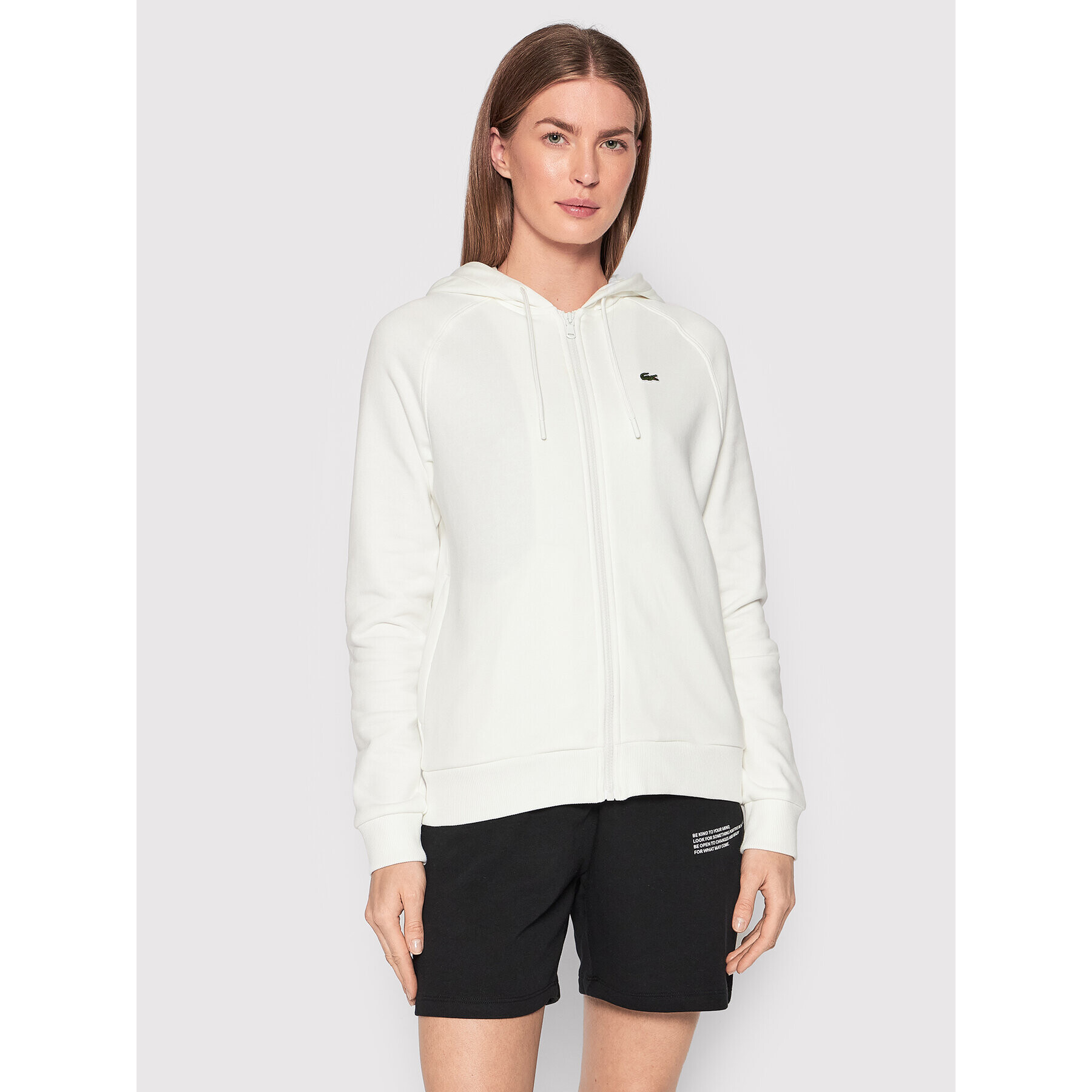 Lacoste Pulóver SF7090 Fehér Regular Fit - Pepit.hu