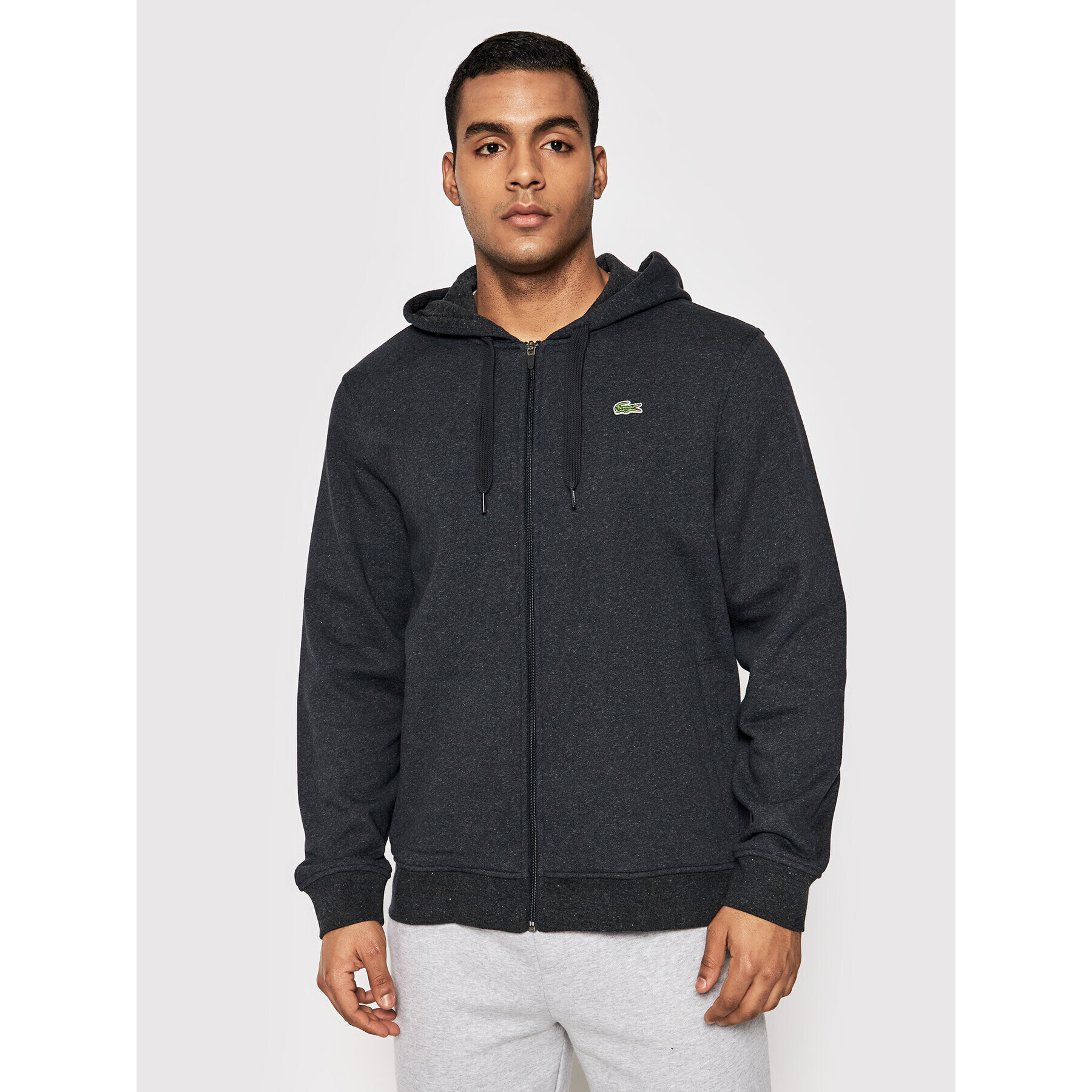 Lacoste Pulóver SH1551 Szürke Regular Fit - Pepit.hu