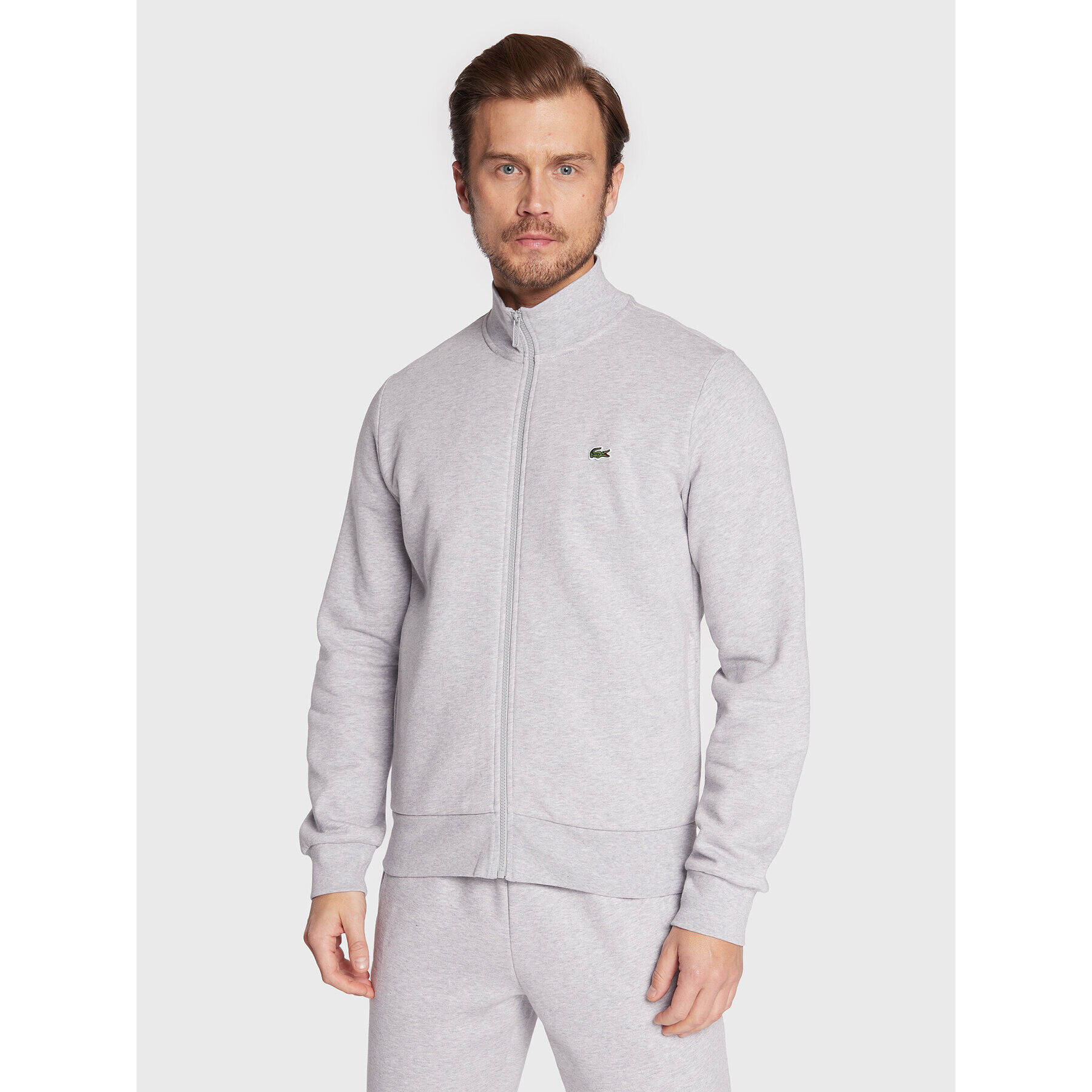 Lacoste Pulóver SH9622 Szürke Regular Fit - Pepit.hu