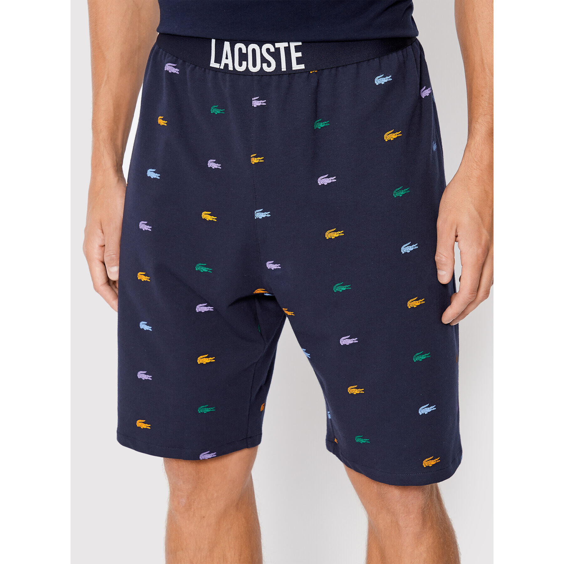 Lacoste Rövid pizsama nadrág GH3499 Sötétkék Regular Fit - Pepit.hu