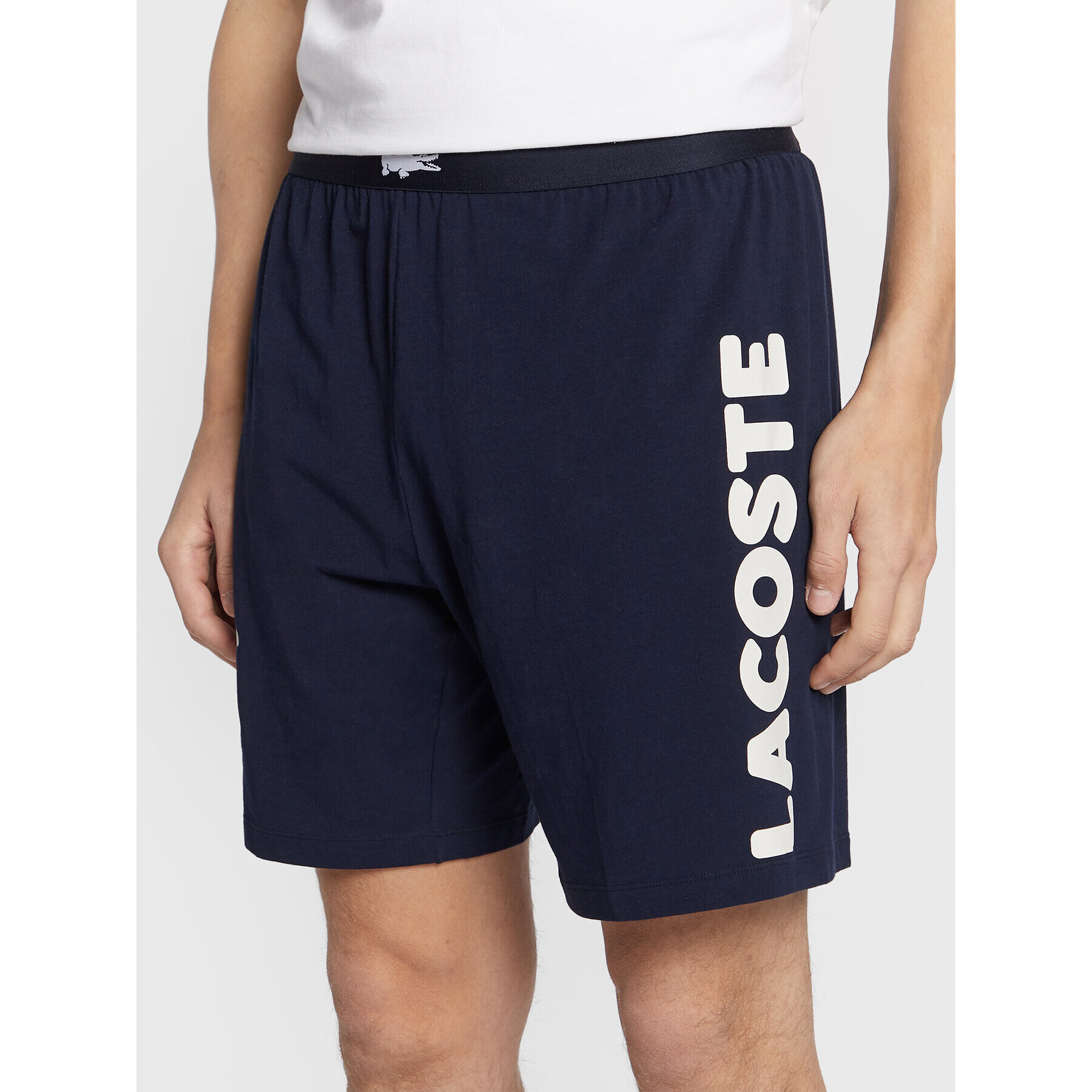 Lacoste Rövid pizsama nadrág GH5461 Sötétkék Regular Fit - Pepit.hu