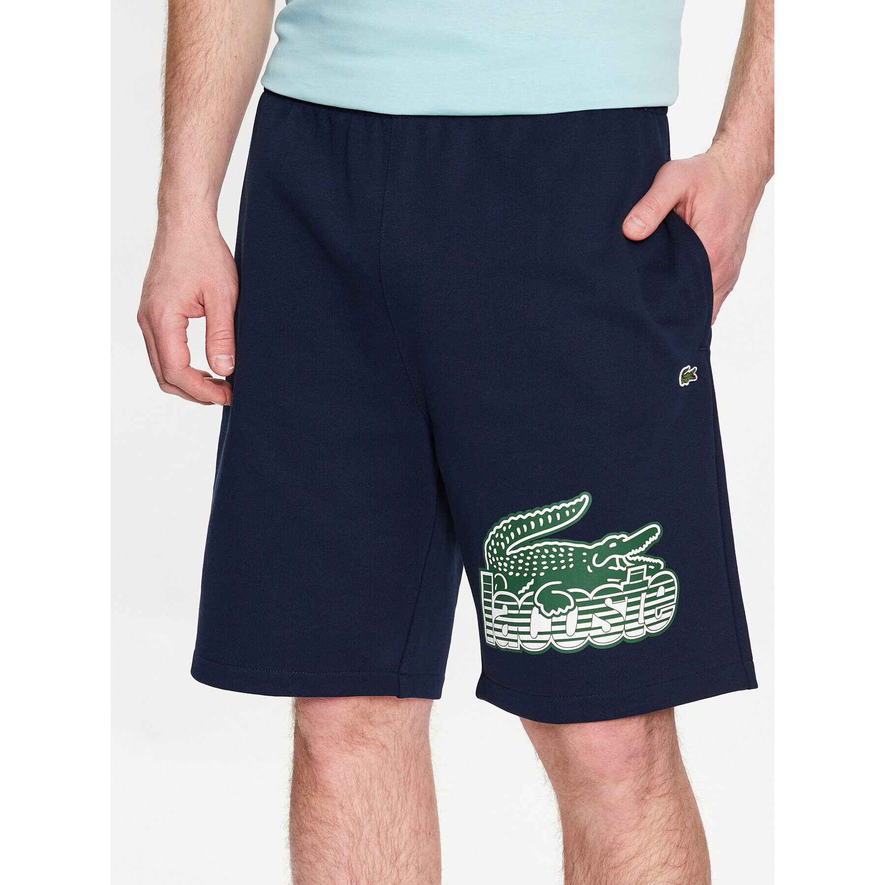 Lacoste Sport rövidnadrág GH5086 Sötétkék Regular Fit - Pepit.hu