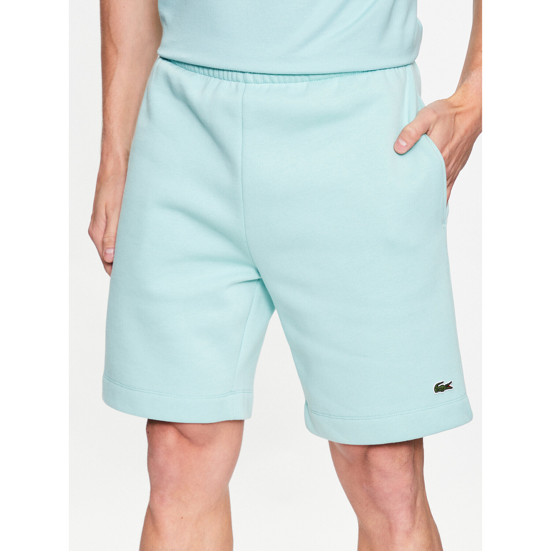 Lacoste Sport rövidnadrág GH9627 Zöld Regular Fit - Pepit.hu