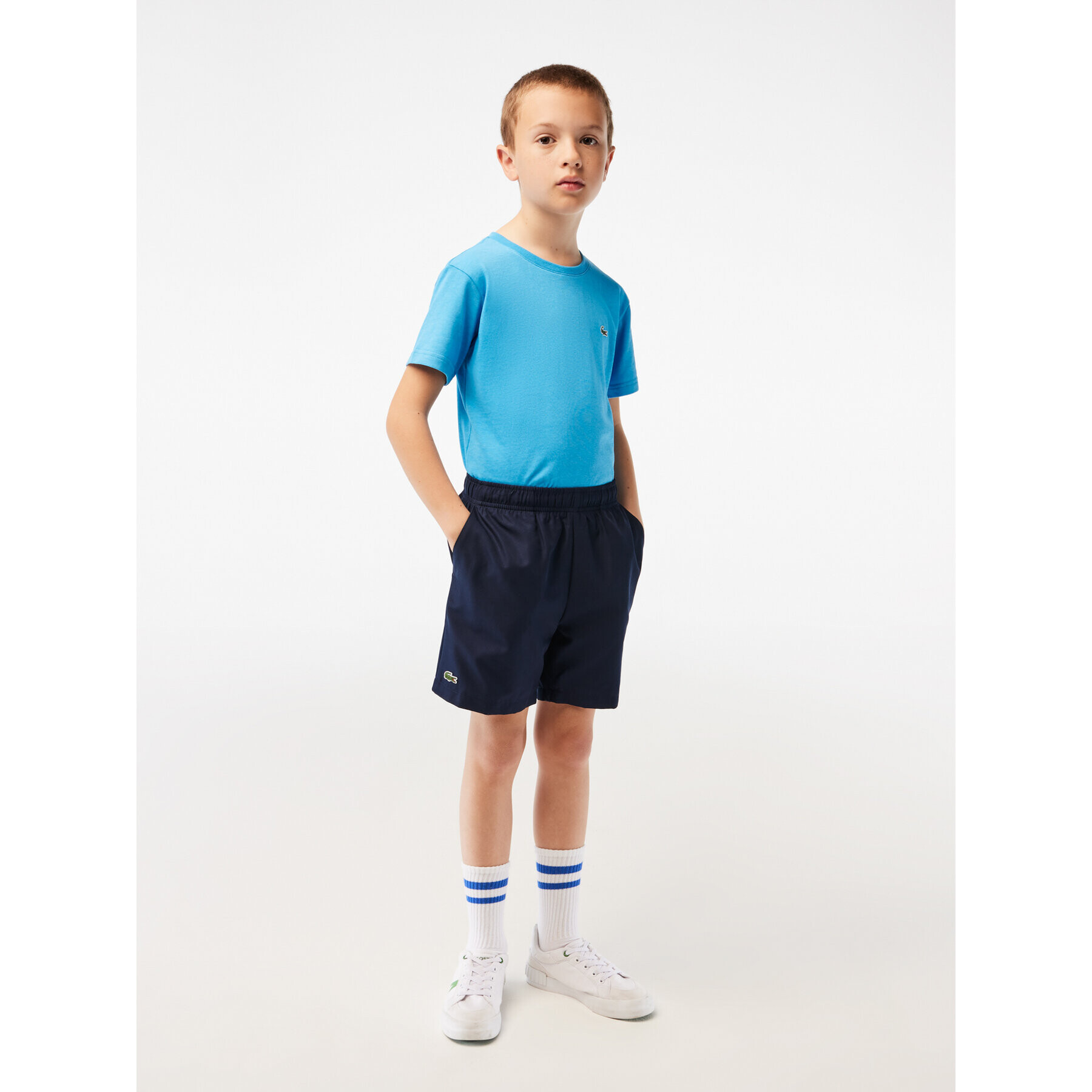 Lacoste Sport rövidnadrág GJ9820 Sötétkék Regular Fit - Pepit.hu