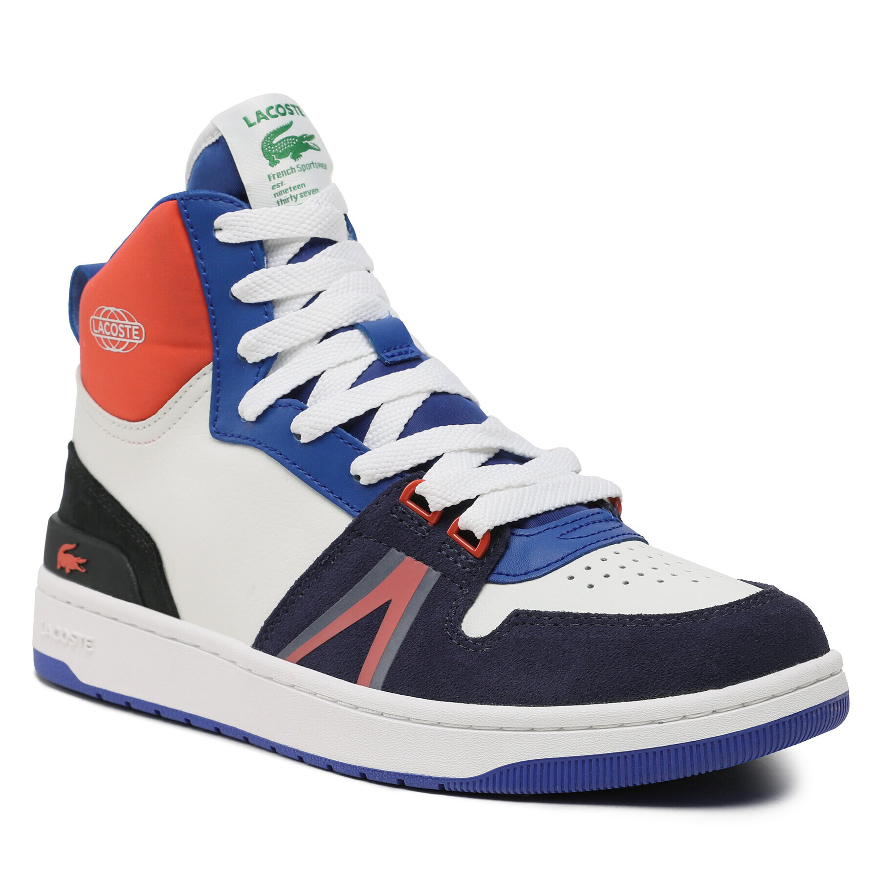 Lacoste Sportcipő L001 Mid 123 1 Sma 745SMA0027042 Fehér - Pepit.hu