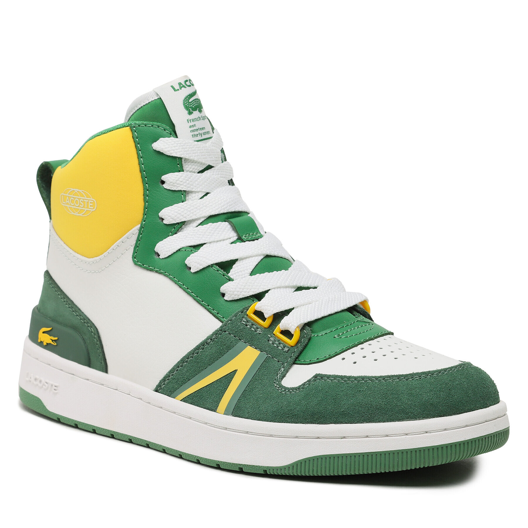 Lacoste Sportcipők L001 Mid 123 1 Sma 745SMA0027082 Zöld - Pepit.hu