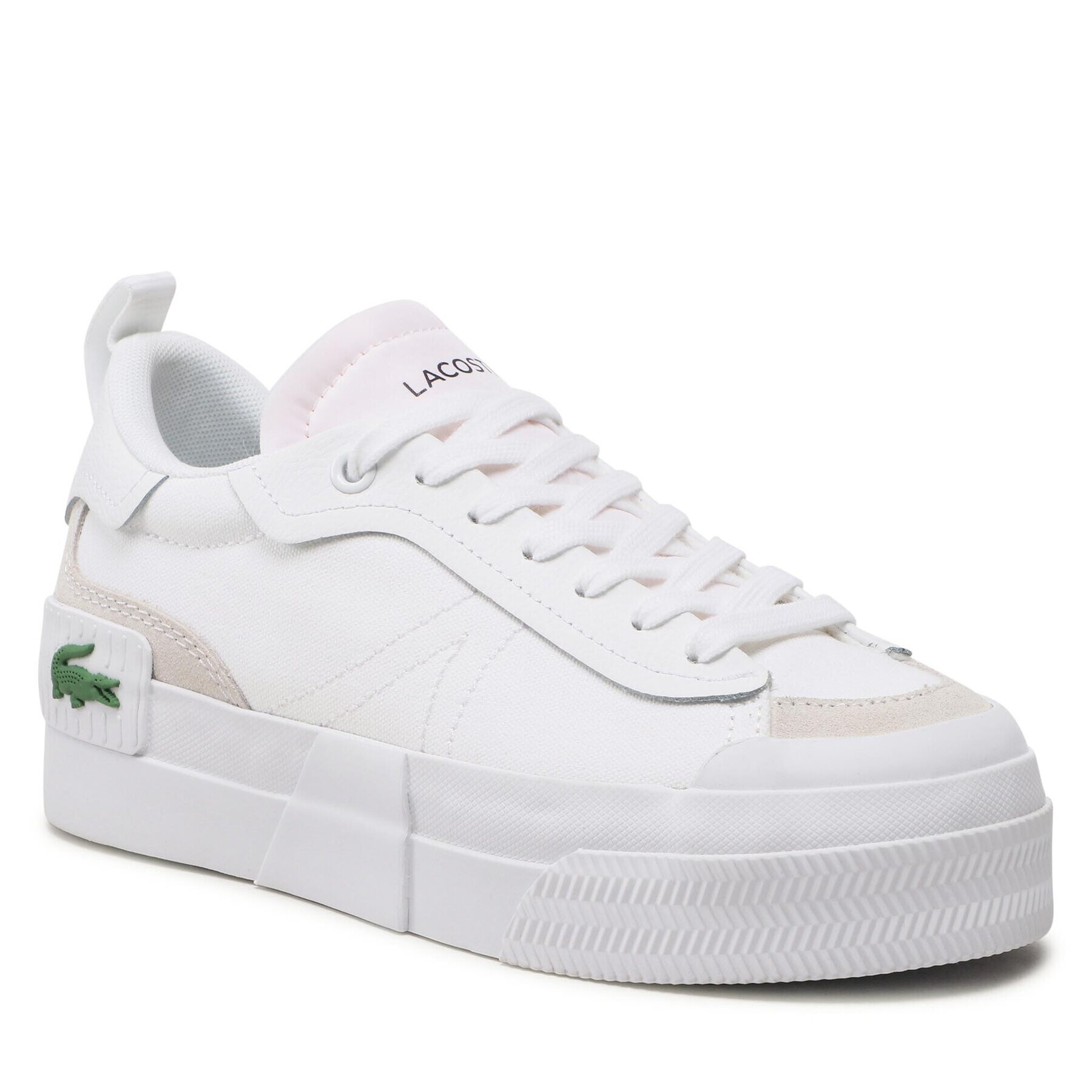 Lacoste Sportcipő L004 Platform 123 1 Cfa 745CFA001421G Fehér - Pepit.hu