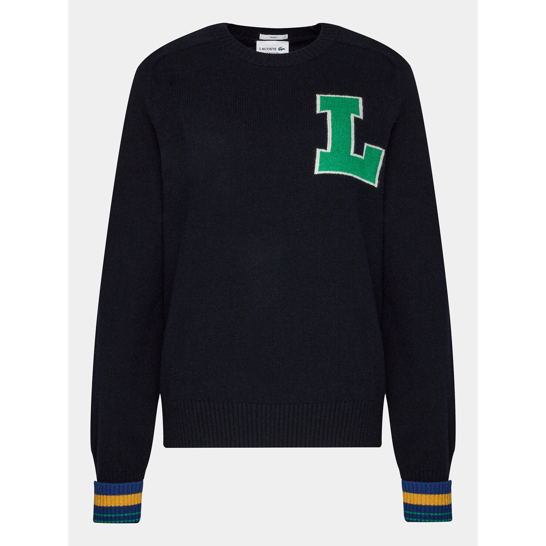 Lacoste Sweater AH0824 Sötétkék Regular Fit - Pepit.hu