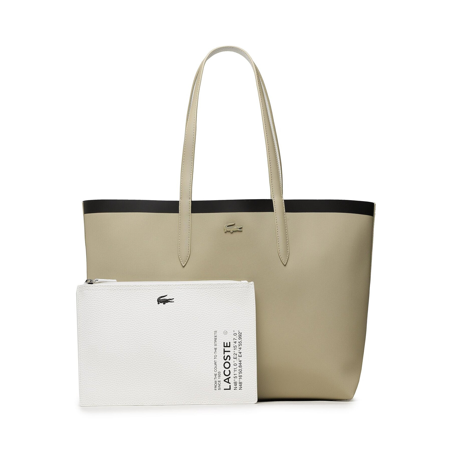 Lacoste Táska Shopping Bag NF4237AS Fehér - Pepit.hu