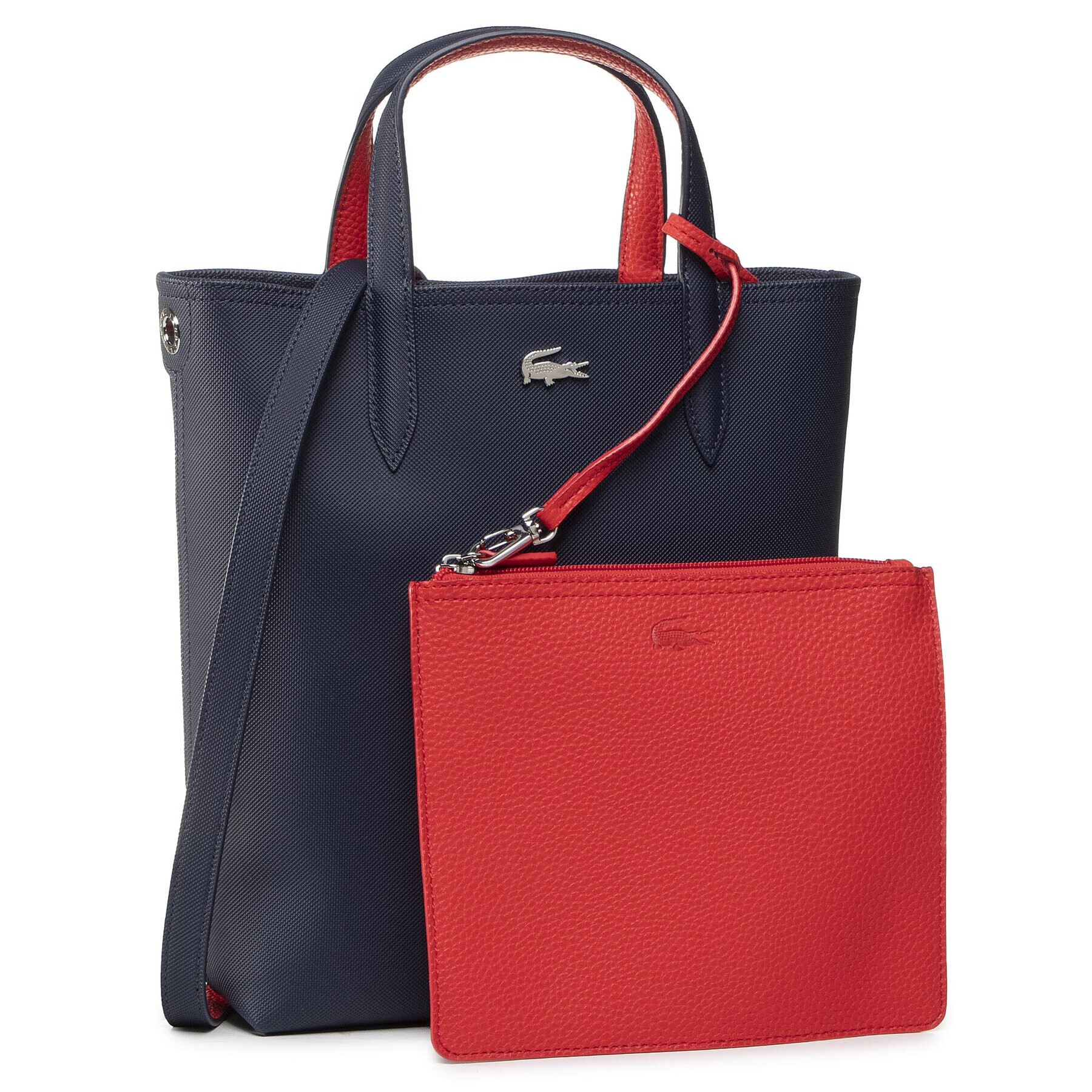 Lacoste Táska Vertical Shopping Bag NF2991AA Sötétkék - Pepit.hu