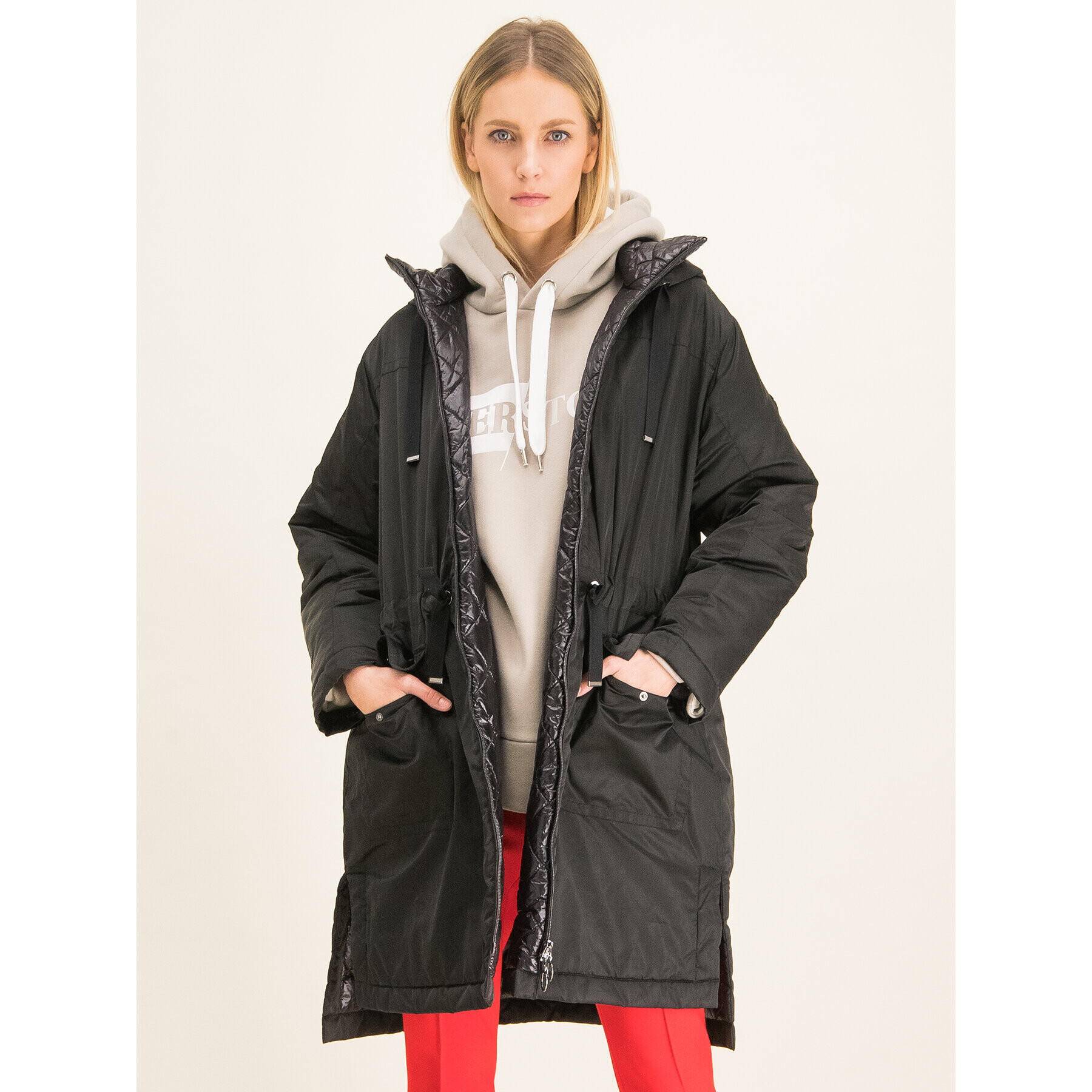 Laurèl Parka 92005 Fekete Regular Fit - Pepit.hu