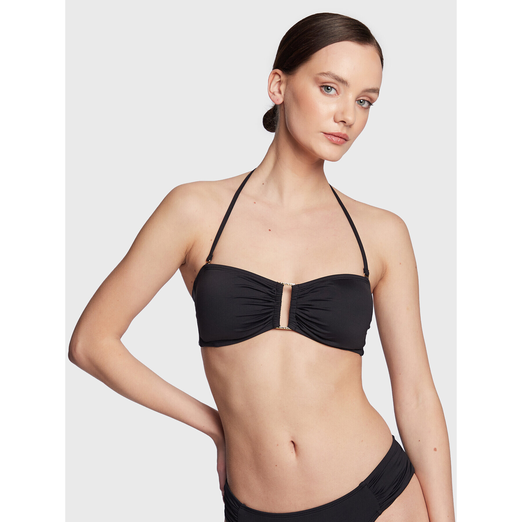 Lauren Ralph Lauren Bikini felső 20301231 Fekete - Pepit.hu