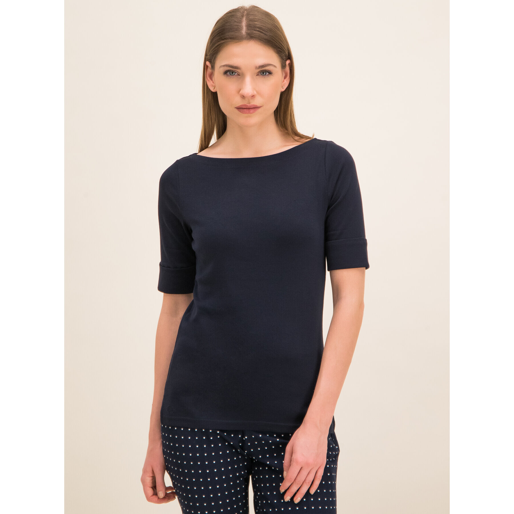 Lauren Ralph Lauren Blúz 200654963 Sötétkék Regular Fit - Pepit.hu