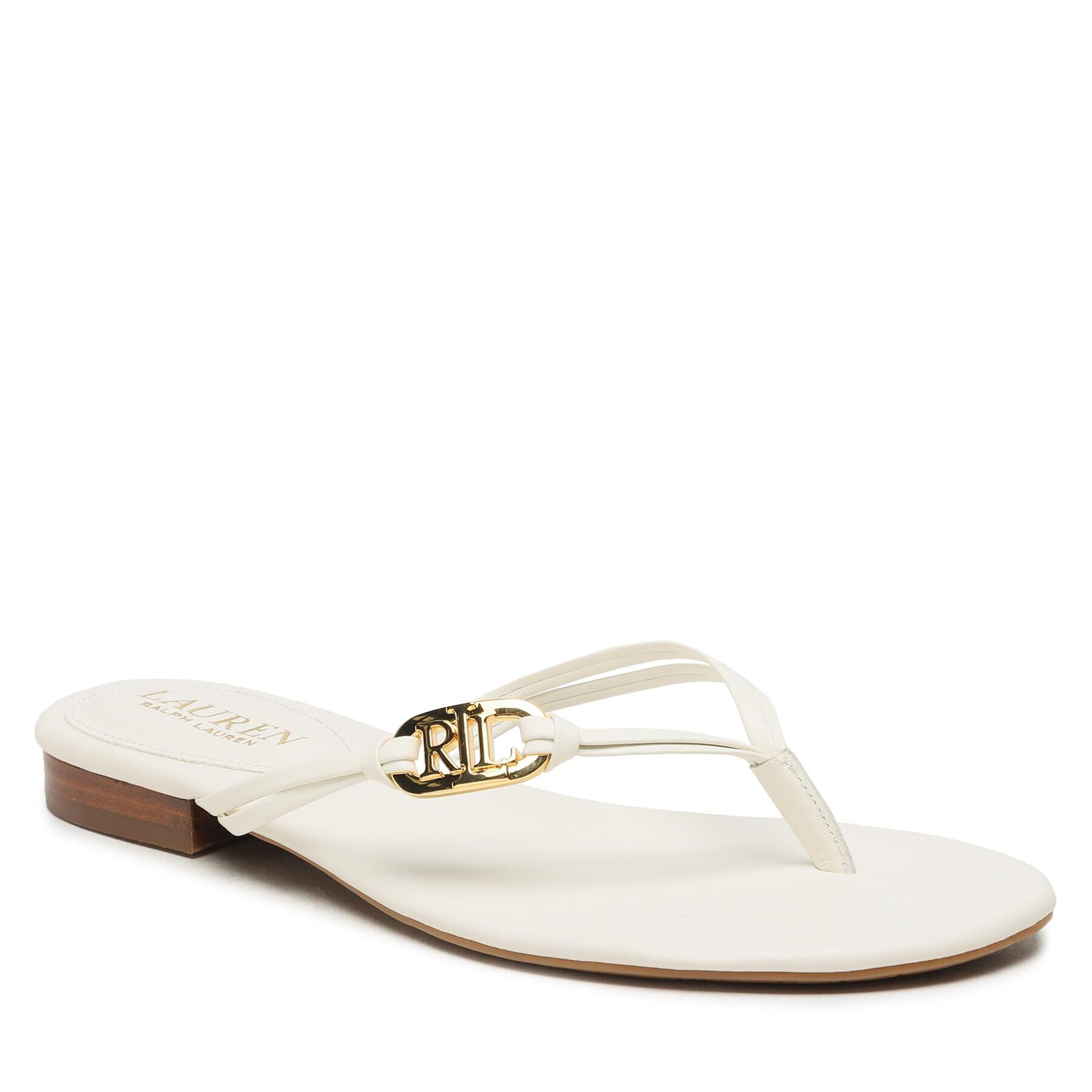 Lauren Ralph Lauren Flip-flops Emalia 802896830004 Ekru - Pepit.hu