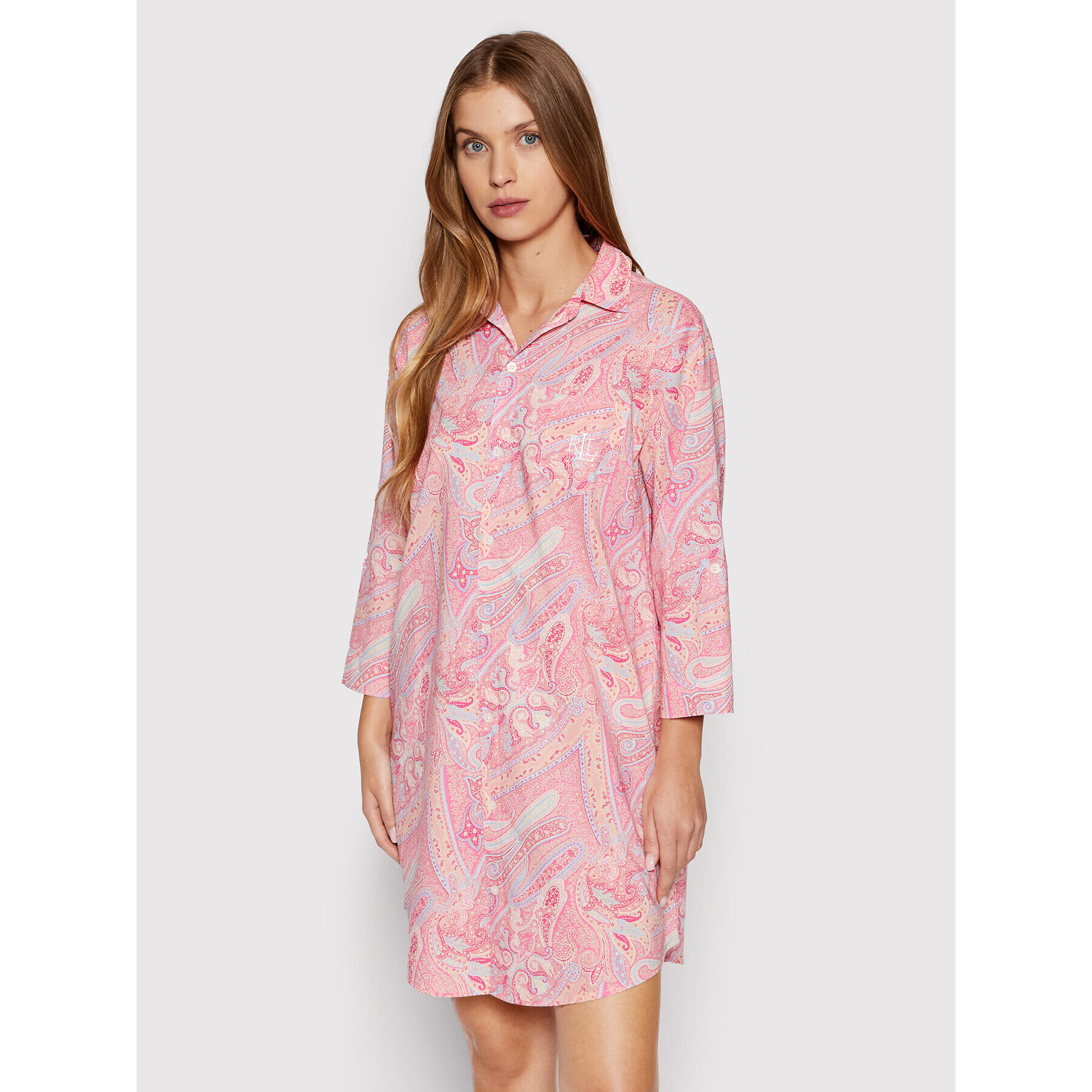 Lauren Ralph Lauren Hálóing ILN32159 Rózsaszín Relaxed Fit - Pepit.hu