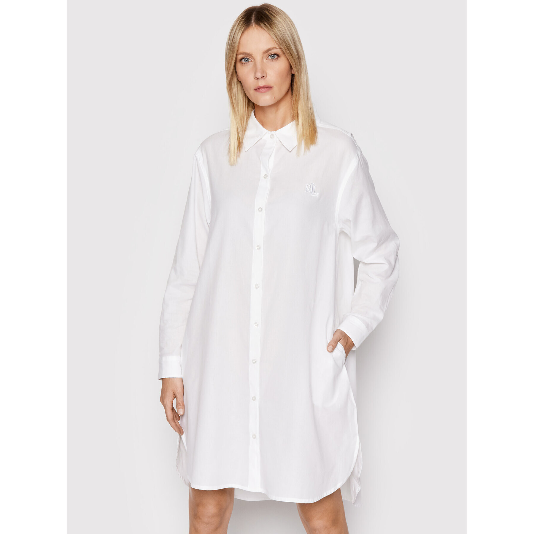 Lauren Ralph Lauren Ing ruha 20271085 Fehér Relaxed Fit - Pepit.hu