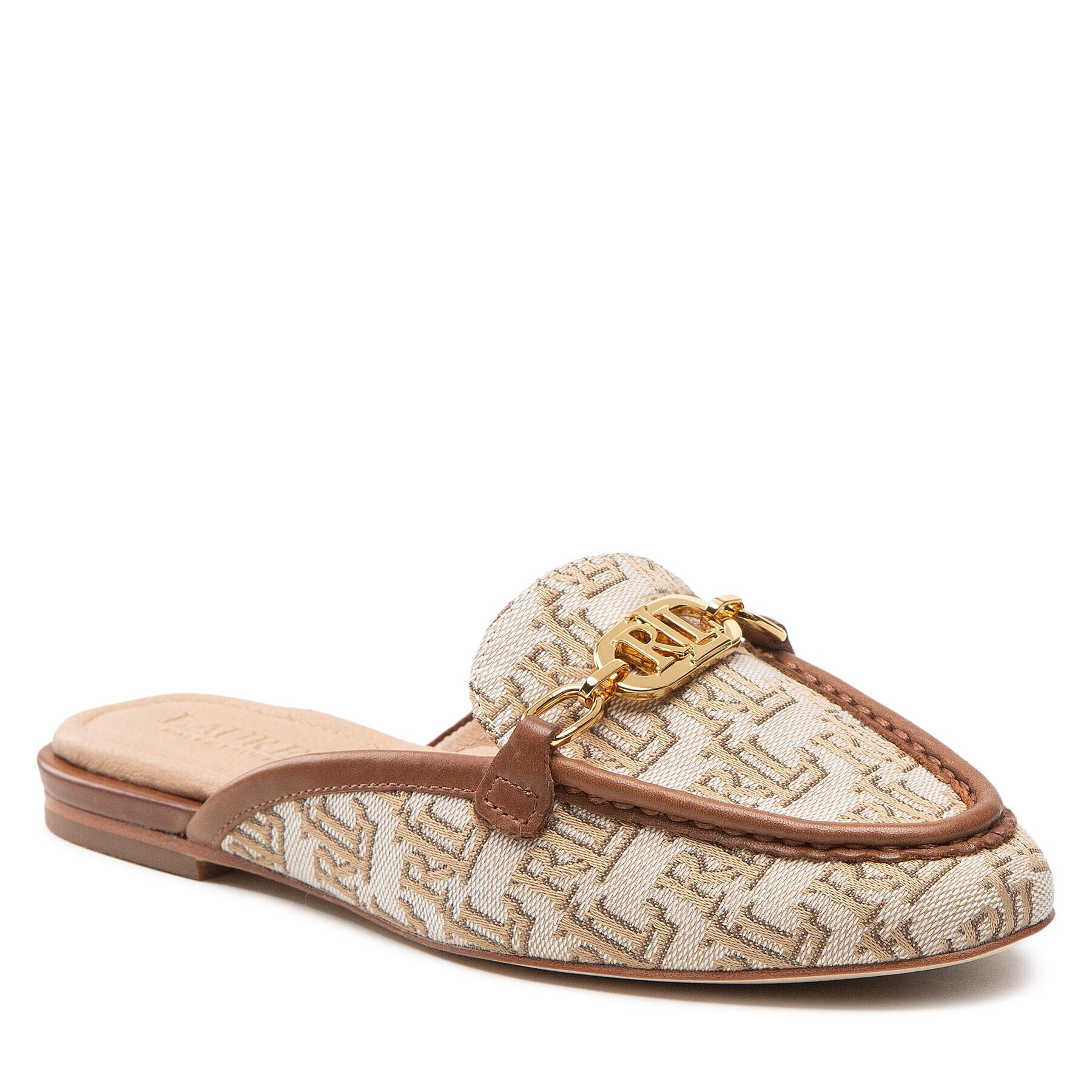 Lauren Ralph Lauren Papucs Averi Mule 2 802871267002 Bézs - Pepit.hu