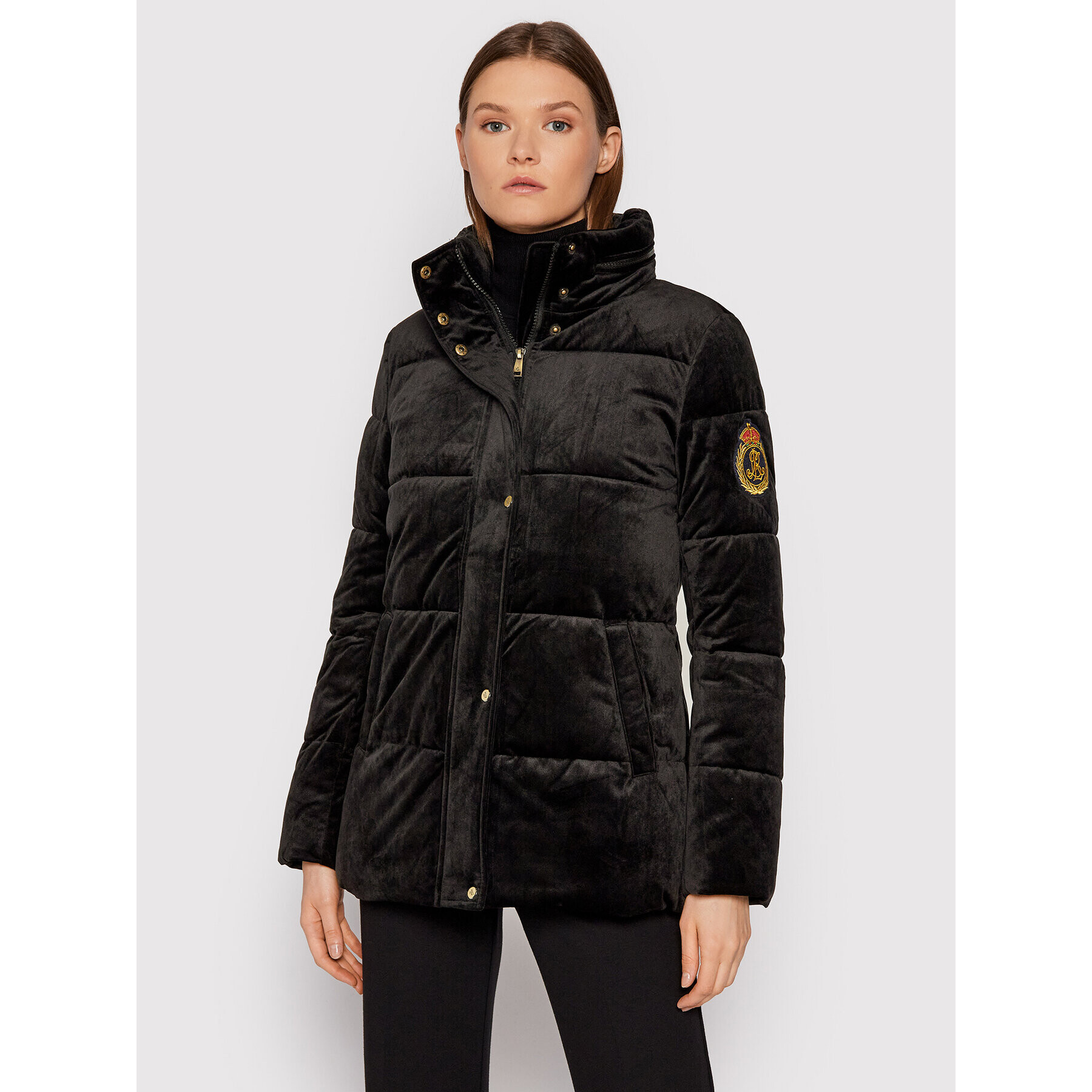 Lauren Ralph Lauren Pehelykabát 297853866001 Fekete Regular Fit - Pepit.hu